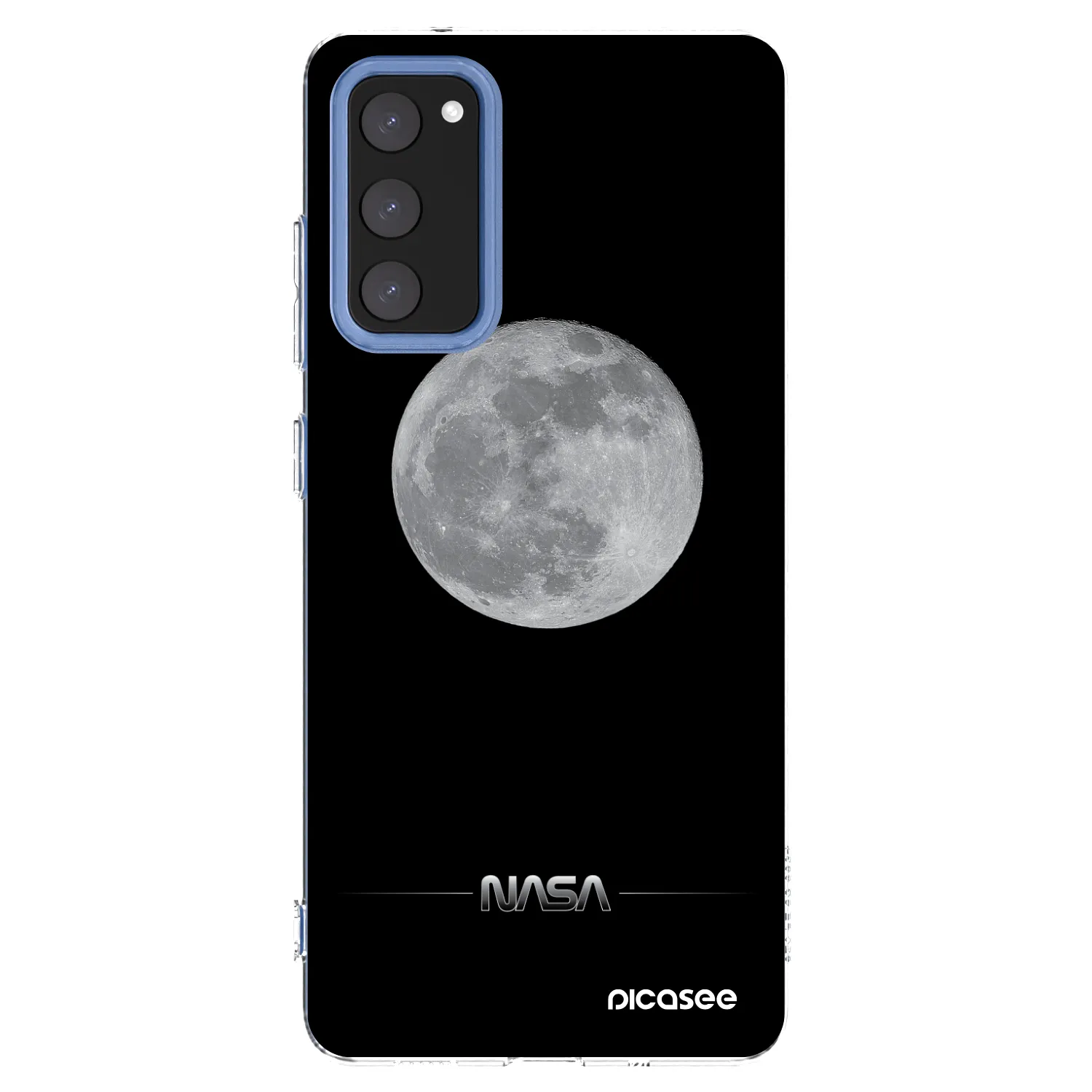 Picasee silikónový prehľadný obal pre Samsung Galaxy S20 FE - Moon Minimal