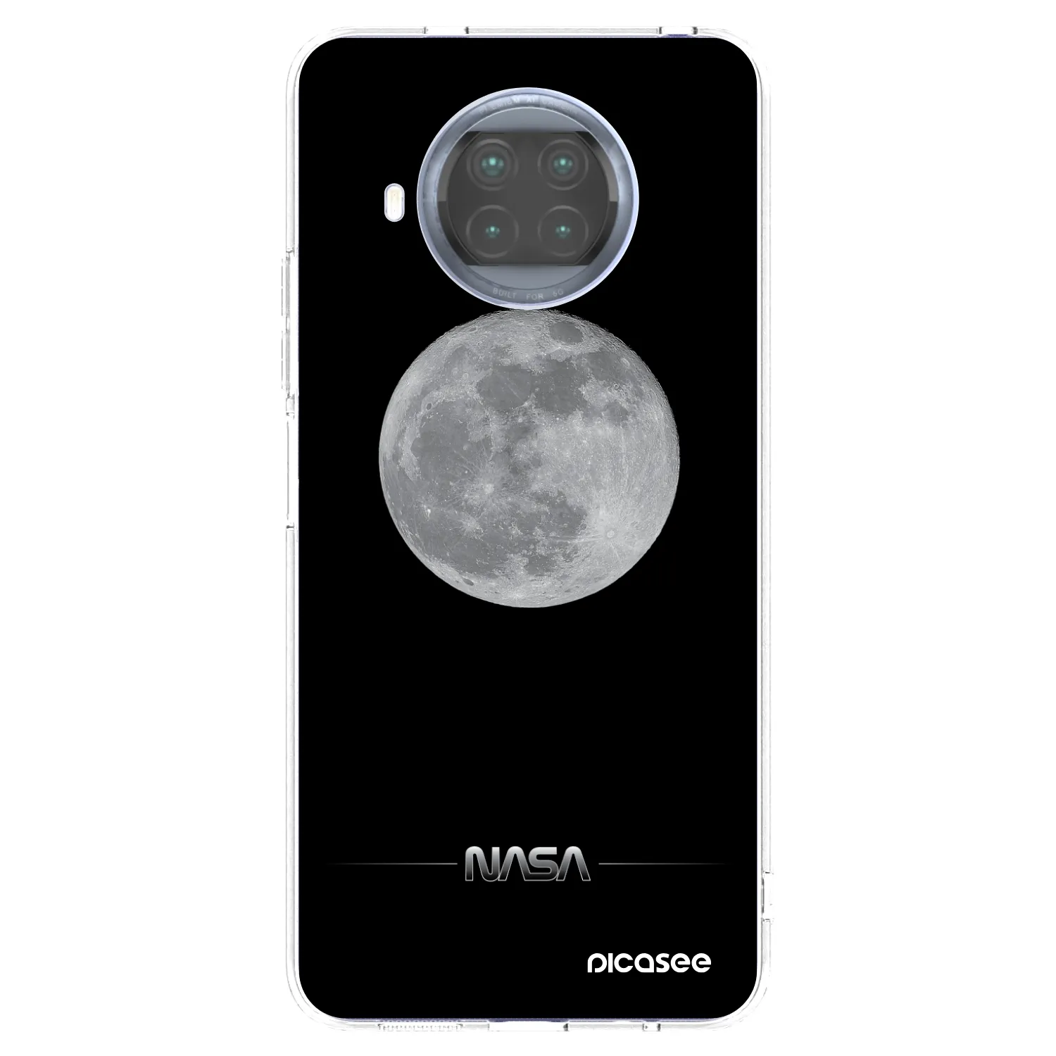 Picasee silikónový prehľadný obal pre Xiaomi Mi 10T Lite - Moon Minimal