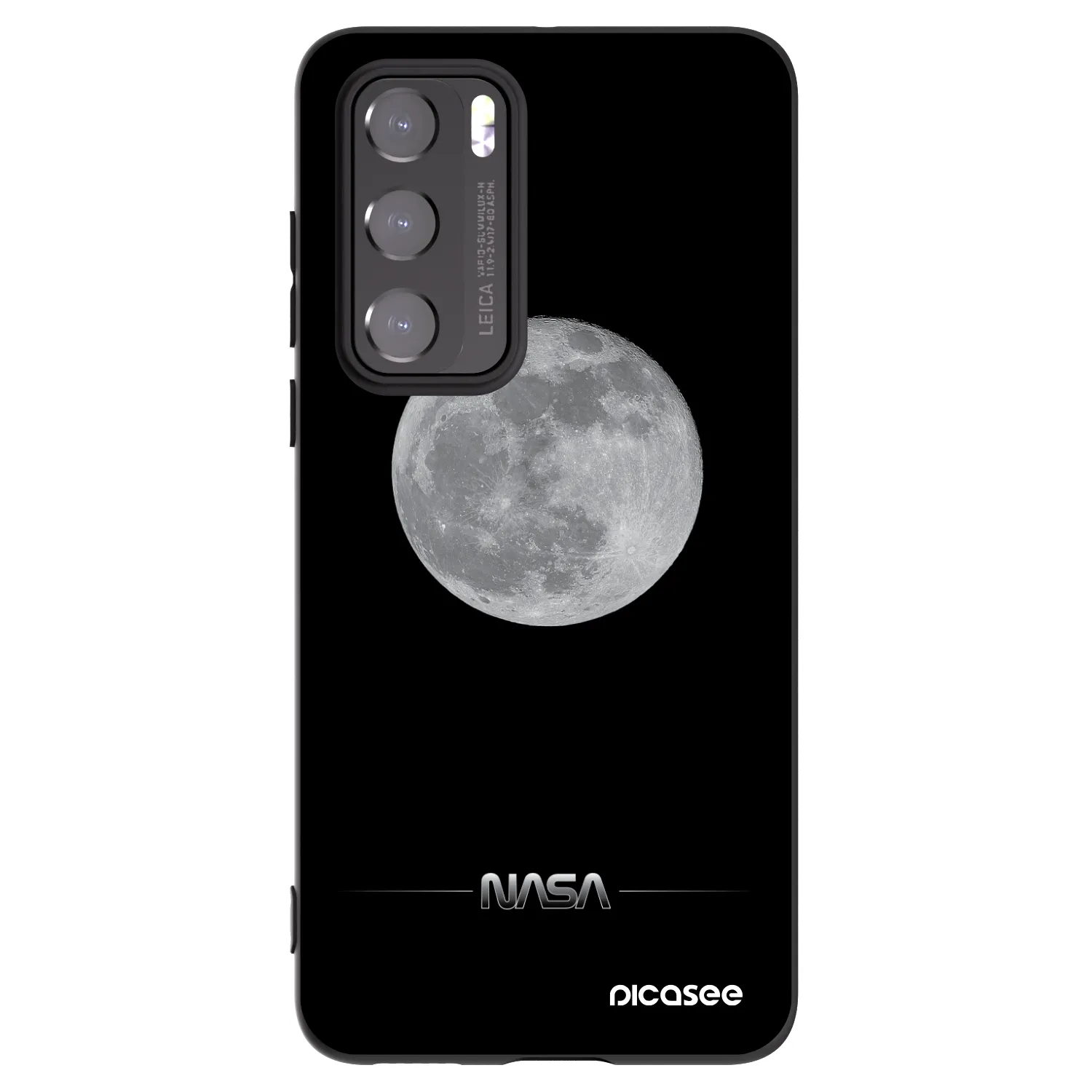 Picasee silikónový čierny obal pre Huawei P40 - Moon Minimal