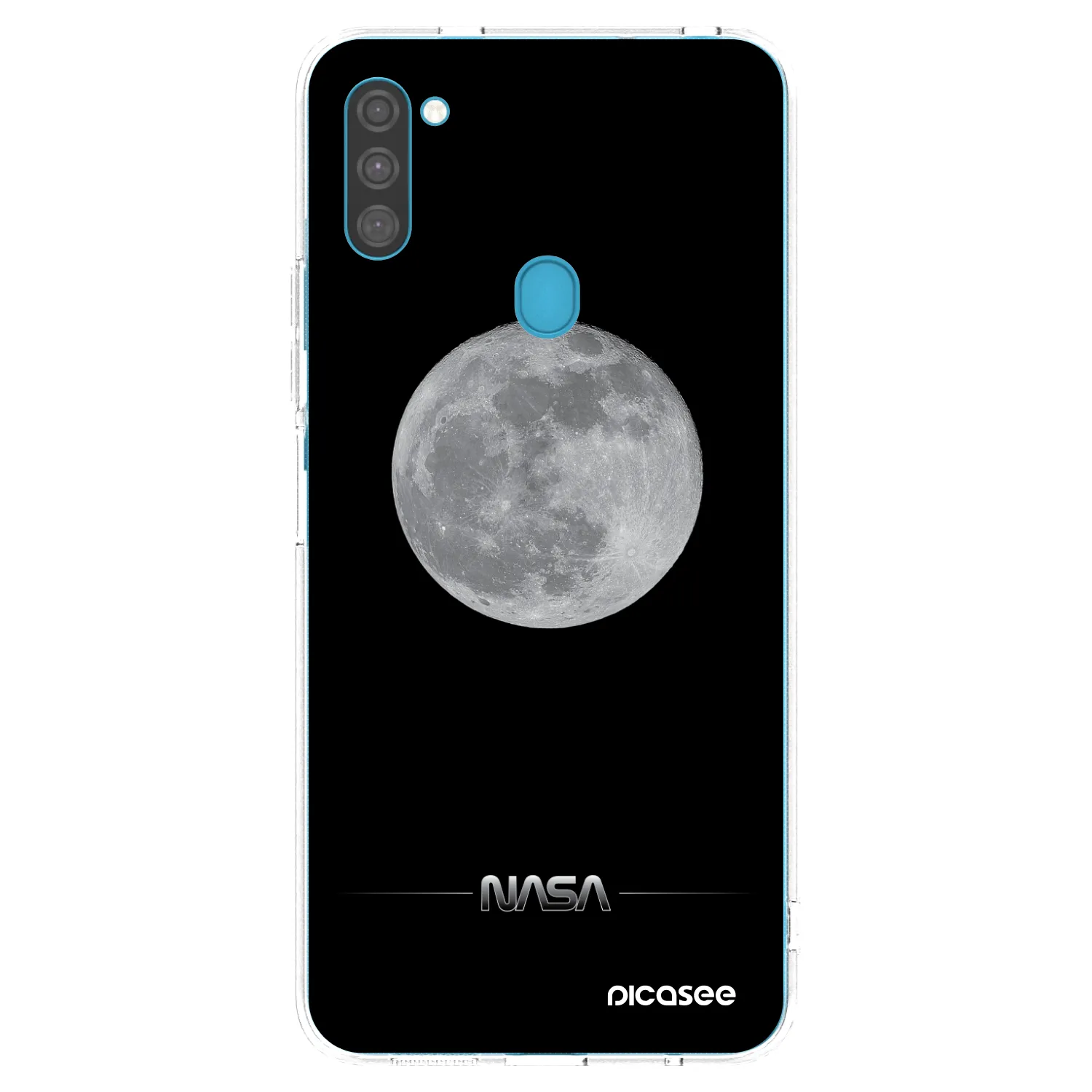 Picasee silikónový prehľadný obal pre Samsung Galaxy M11 - Moon Minimal