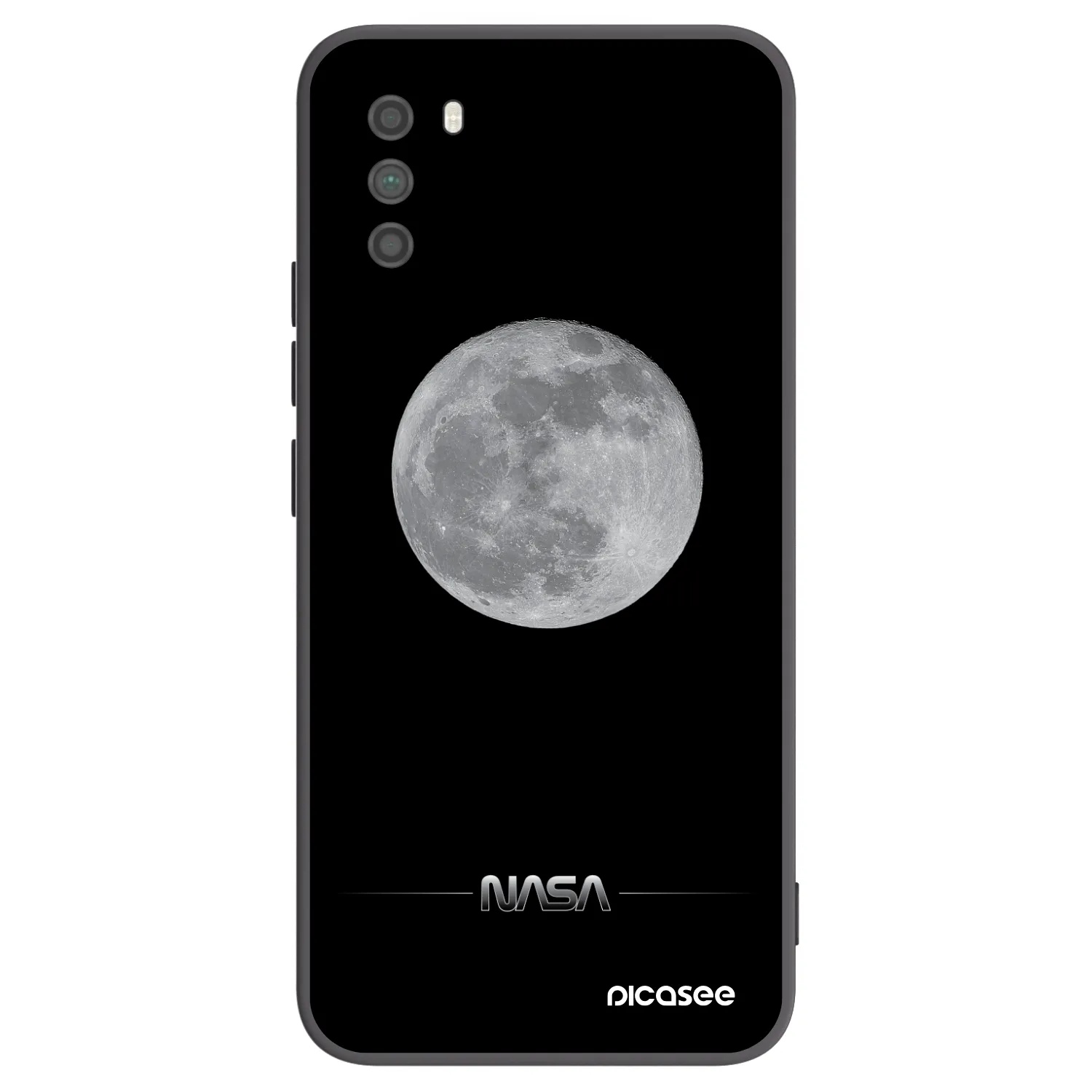 Picasee silikónový čierny obal pre Xiaomi Poco M3 - Moon Minimal