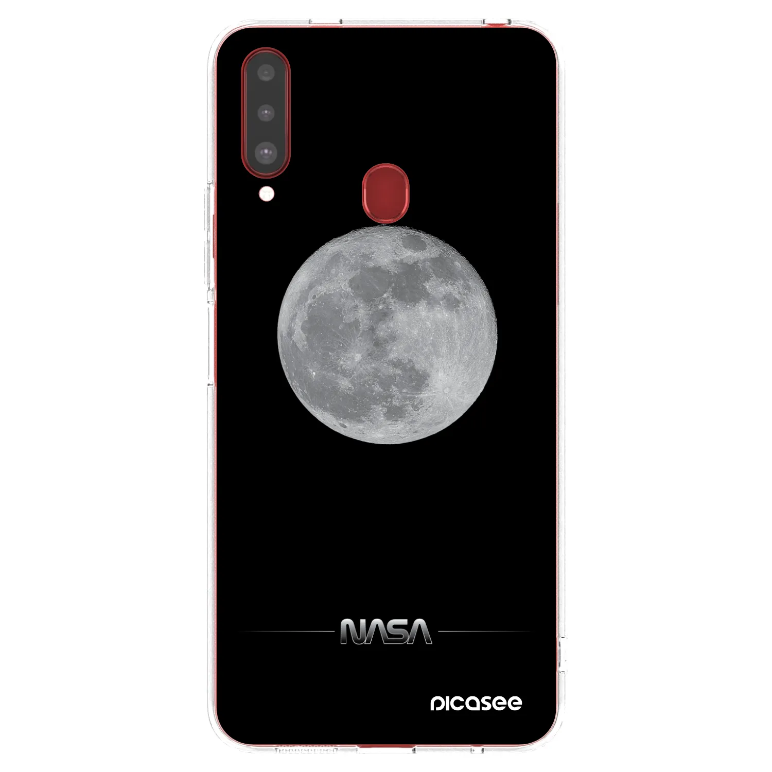 Picasee silikónový prehľadný obal pre Samsung Galaxy A20s - Moon Minimal
