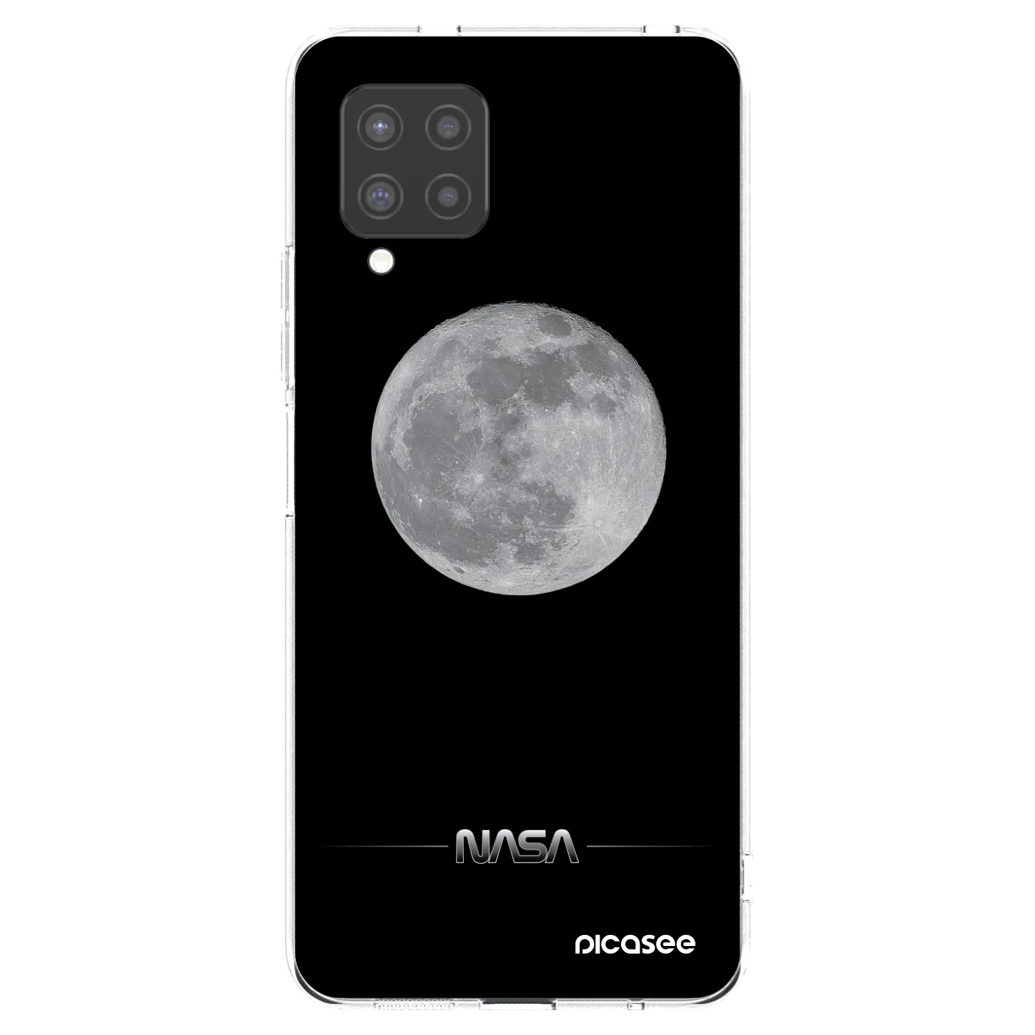 Picasee silikónový prehľadný obal pre Samsung Galaxy A42 A426B - Moon Minimal