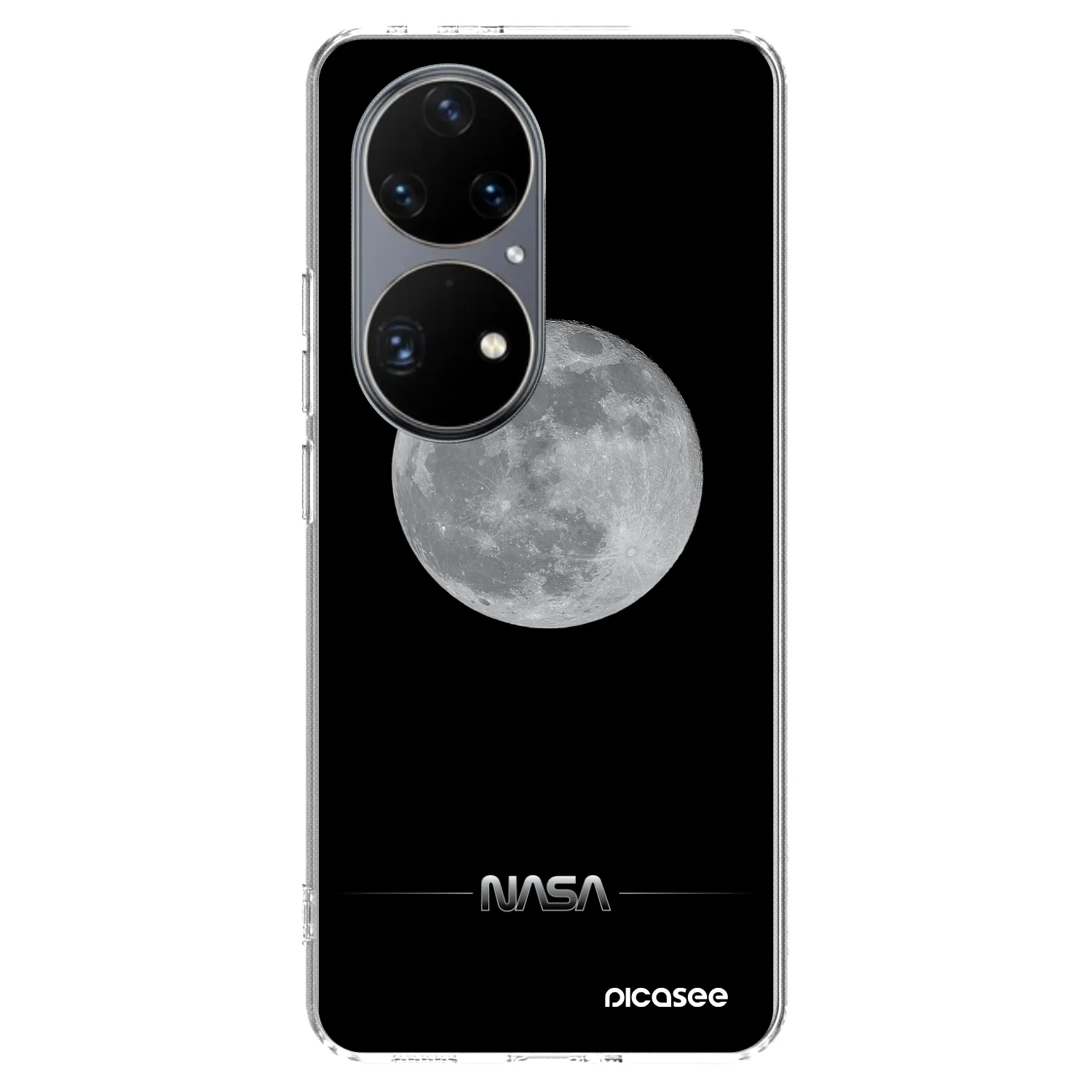 Picasee silikónový prehľadný obal pre Huawei P50 - Moon Minimal