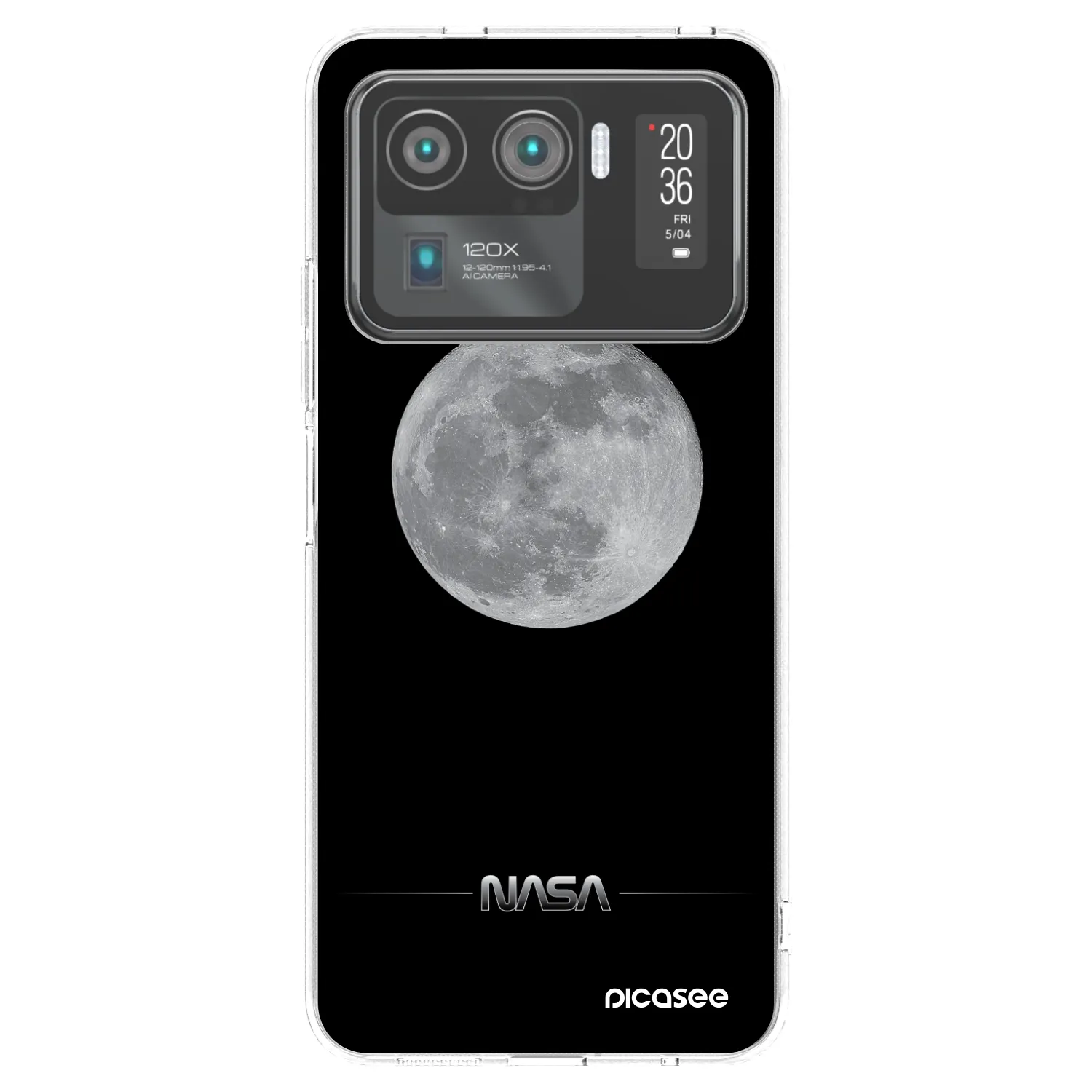 Picasee silikónový prehľadný obal pre Xiaomi Mi 11 Ultra - Moon Minimal