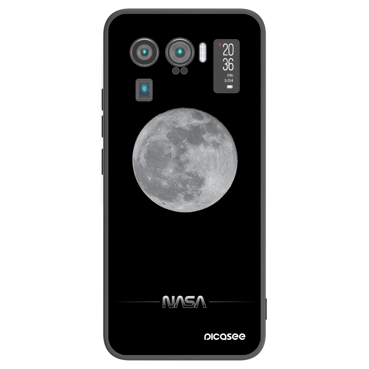 Picasee silikónový čierny obal pre Xiaomi Mi 11 Ultra - Moon Minimal