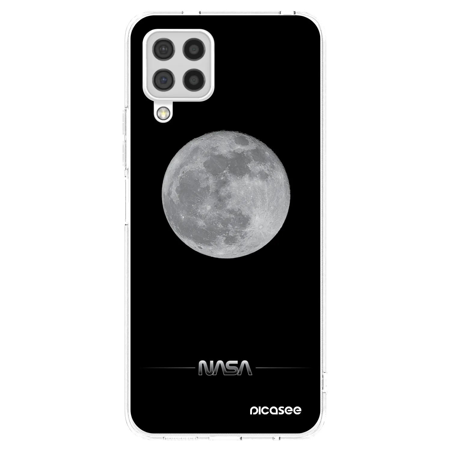 Silikónový prehľadný obal pre Samsung Galaxy A22 A225F 4G - Moon Minimal