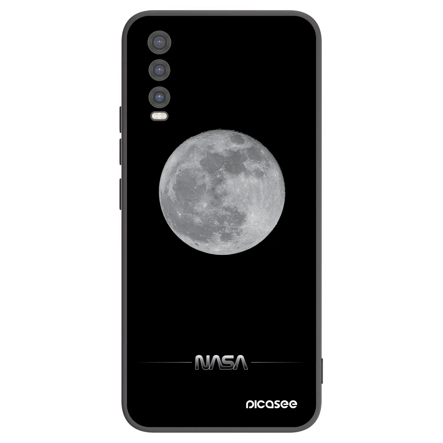 Picasee silikónový čierny obal pre Vivo Y20s - Moon Minimal