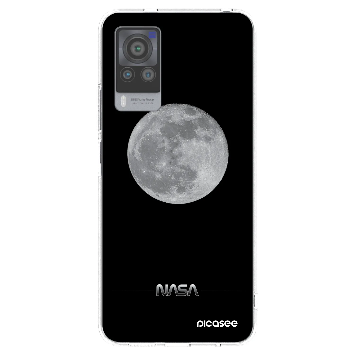 Picasee silikónový prehľadný obal pre Vivo X60 Pro 5G - Moon Minimal