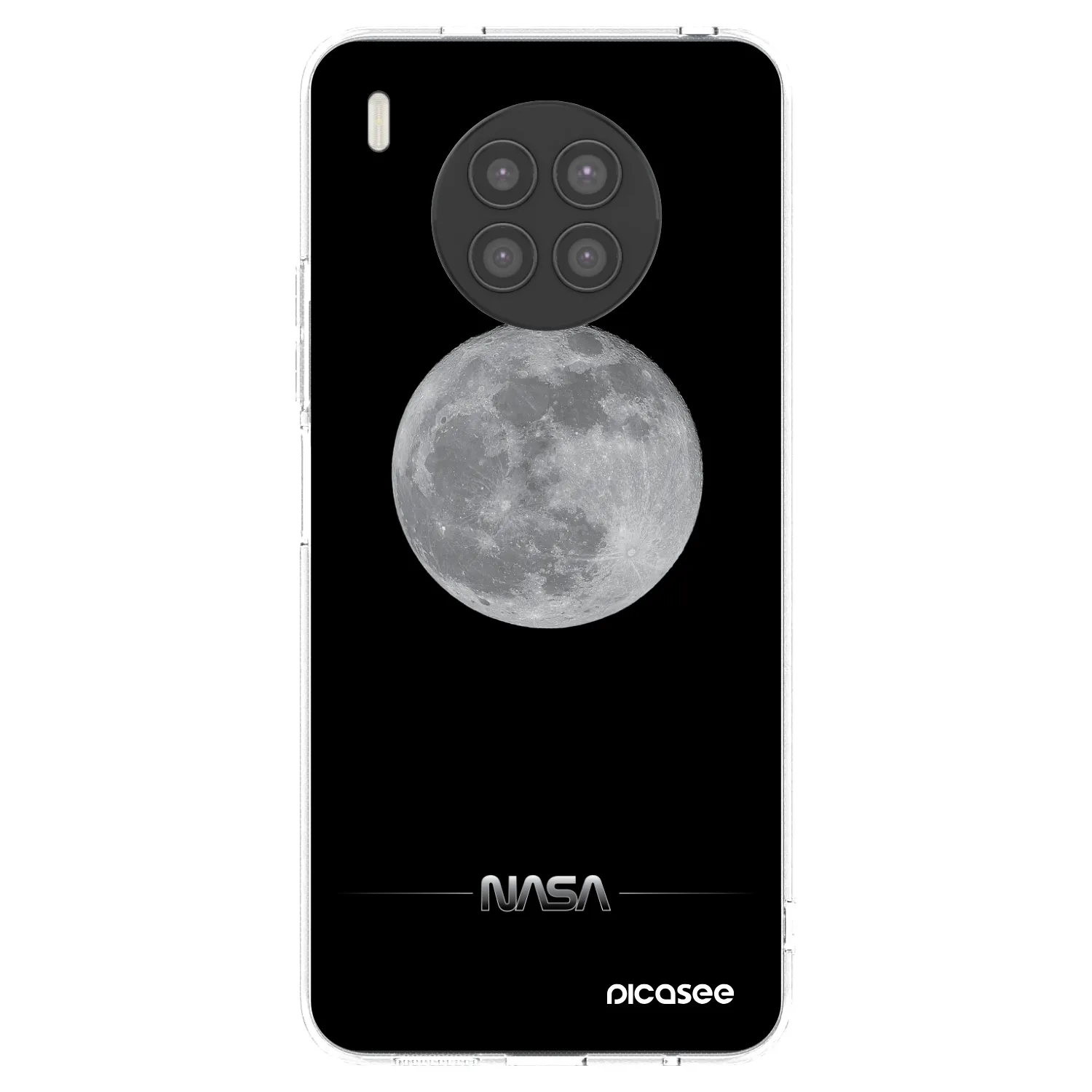 Picasee silikónový prehľadný obal pre Huawei Nova 8i - Moon Minimal