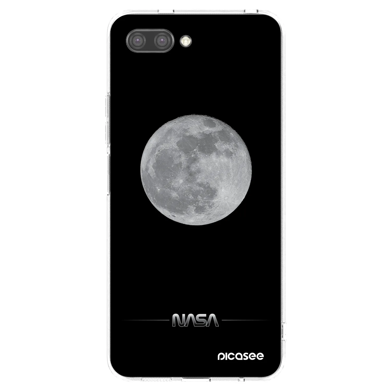 Picasee silikónový prehľadný obal pre Honor 10 - Moon Minimal