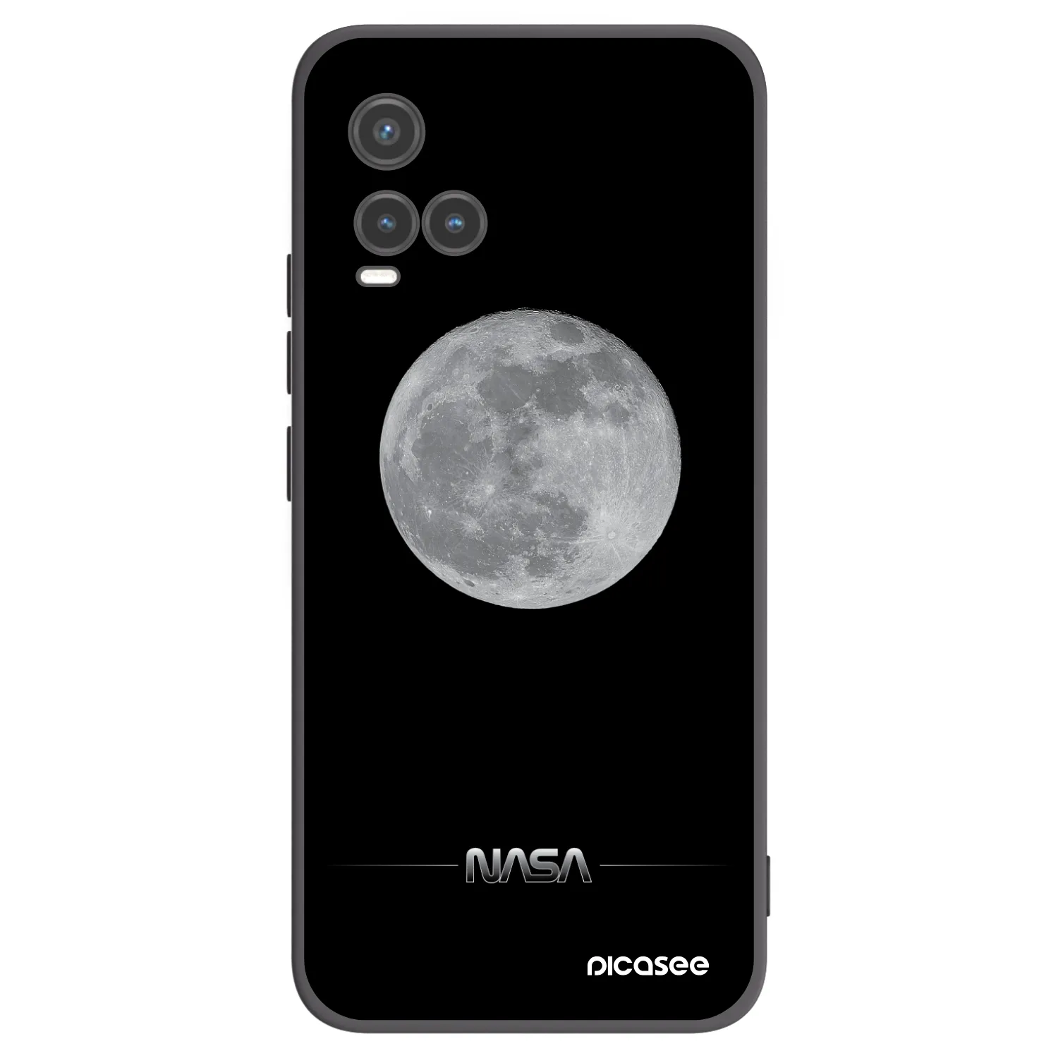 Picasee silikónový čierny obal pre Vivo Y33s - Moon Minimal