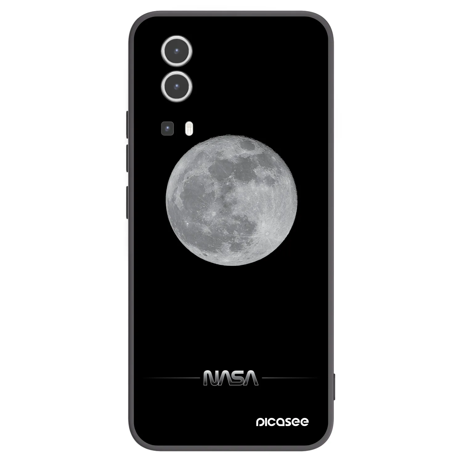 Picasee silikónový čierny obal pre Vivo Y72 5G - Moon Minimal