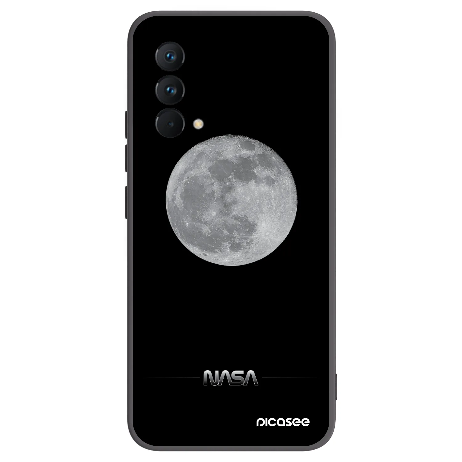 Picasee silikónový čierny obal pre Realme GT Master Edition 5G - Moon Minimal