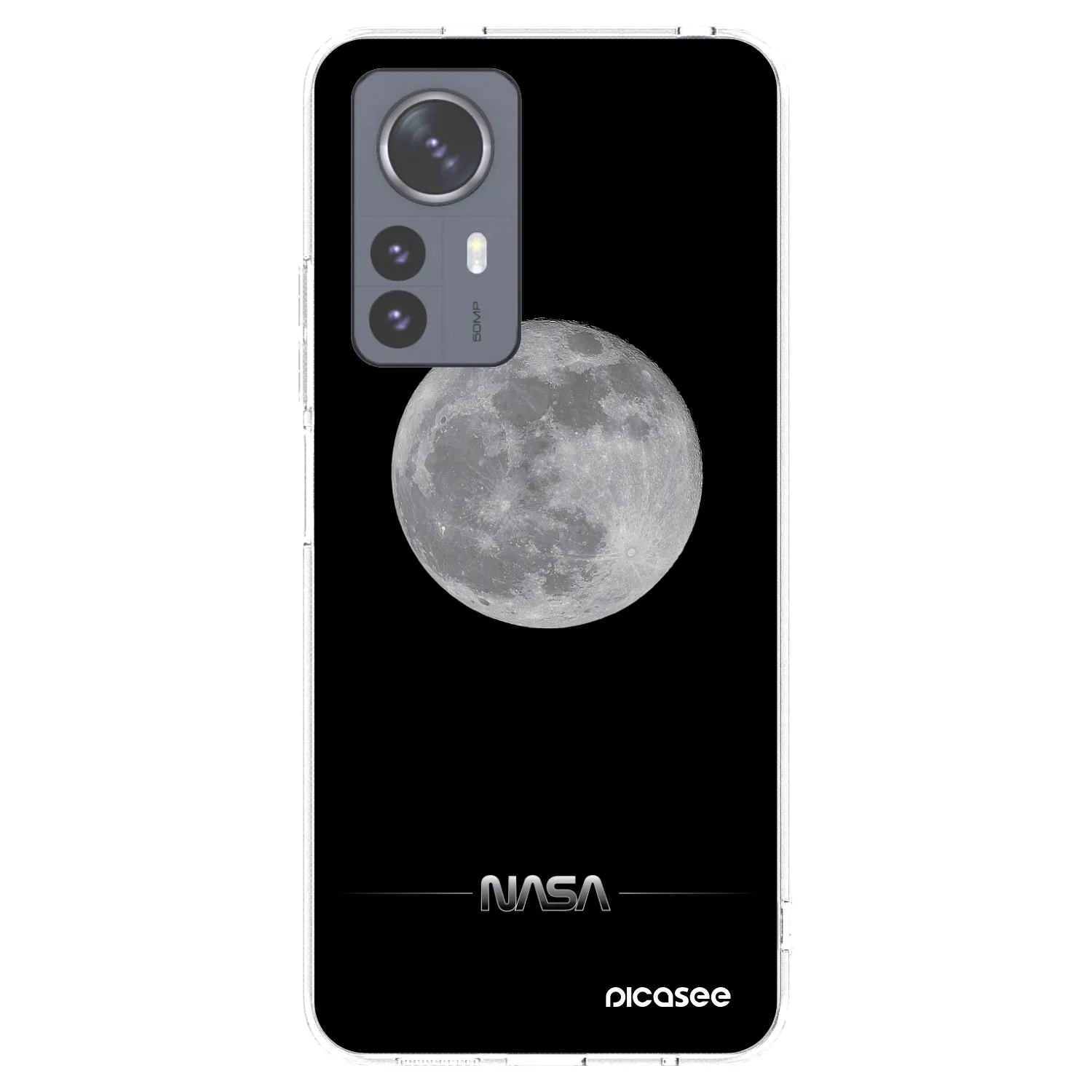 Picasee silikónový prehľadný obal pre Xiaomi 12 Pro - Moon Minimal