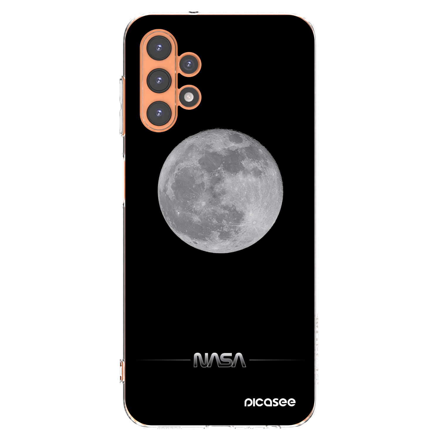 Picasee silikónový prehľadný obal pre Samsung Galaxy A13 4G A135 - Moon Minimal