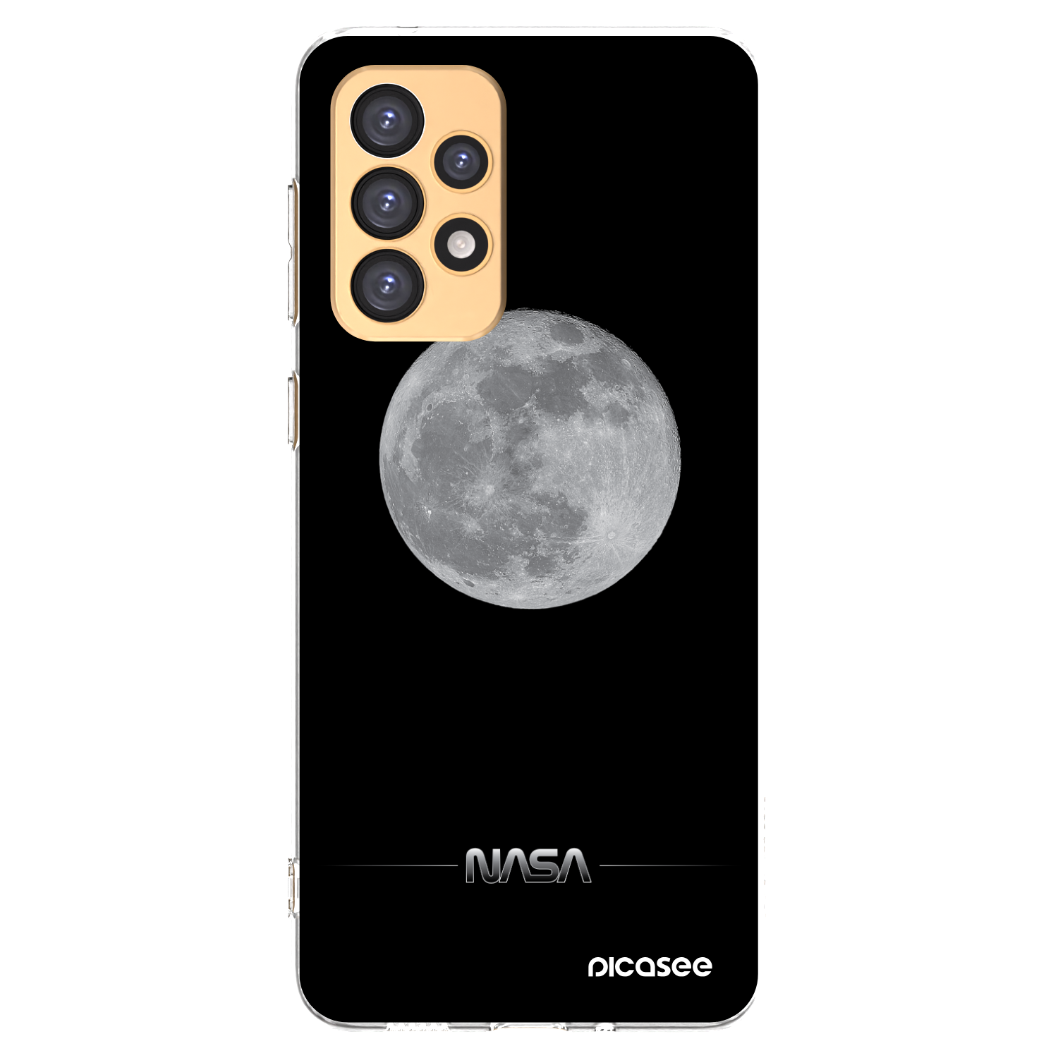 Picasee silikónový prehľadný obal pre Samsung Galaxy A33 5G A336 - Moon Minimal