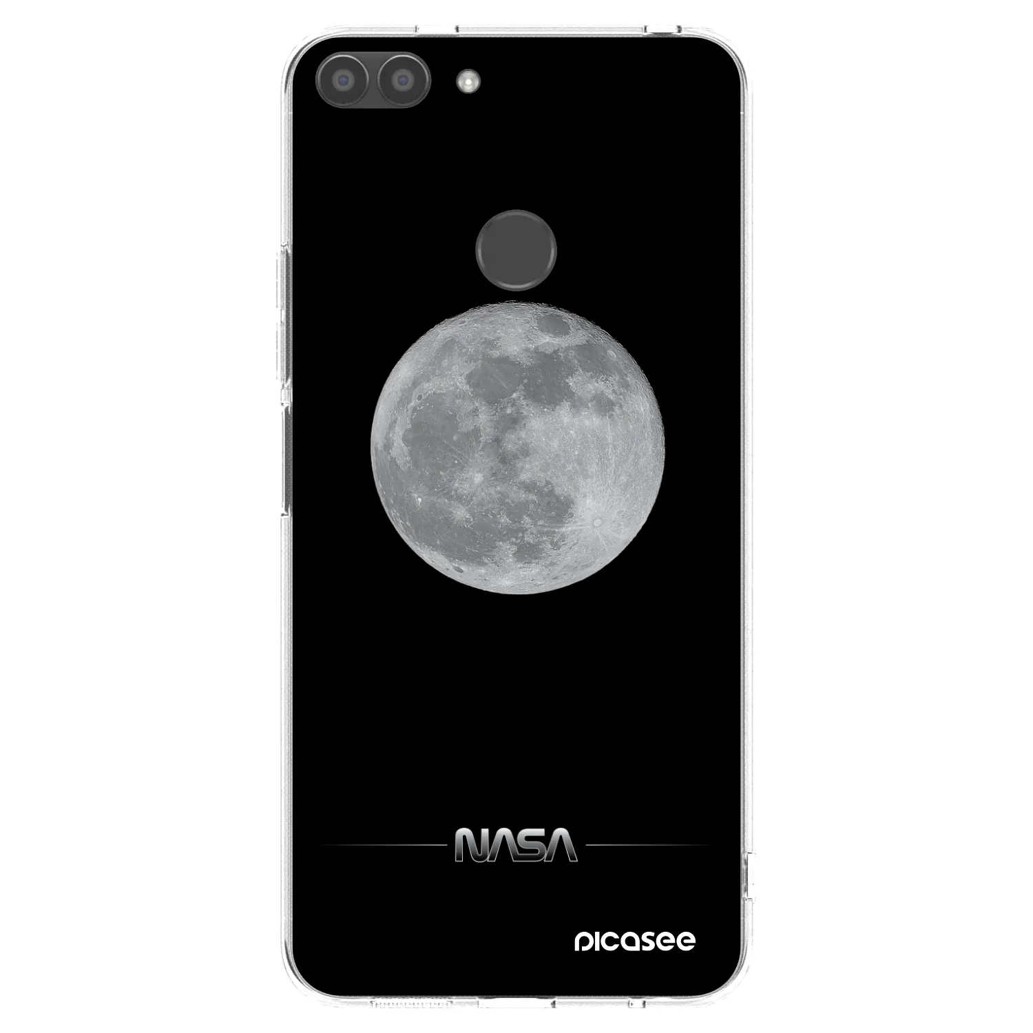 Picasee silikónový prehľadný obal pre Huawei P Smart - Moon Minimal