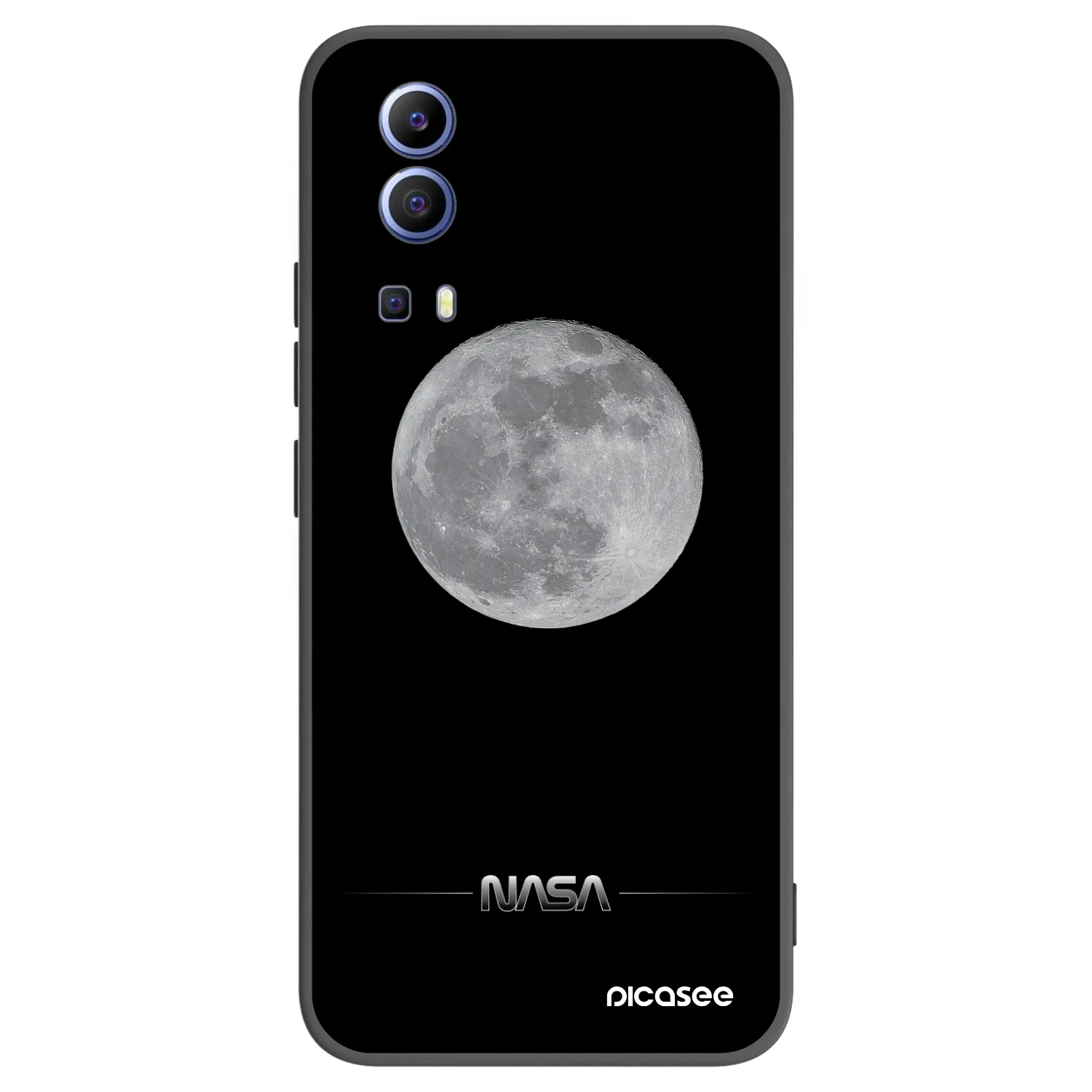 Picasee silikónový čierny obal pre Vivo Y52 5G - Moon Minimal