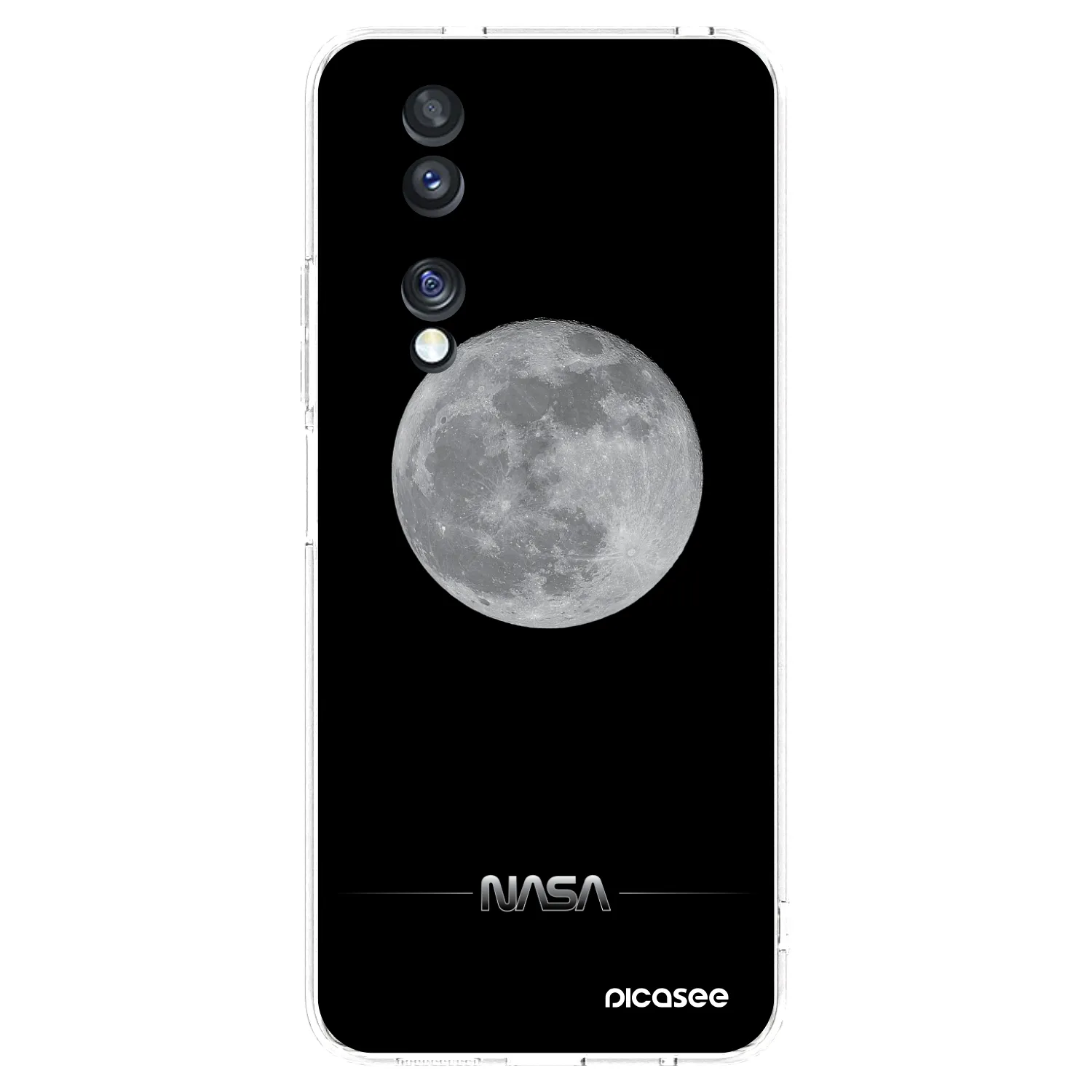 Picasee silikónový prehľadný obal pre Honor 70 - Moon Minimal