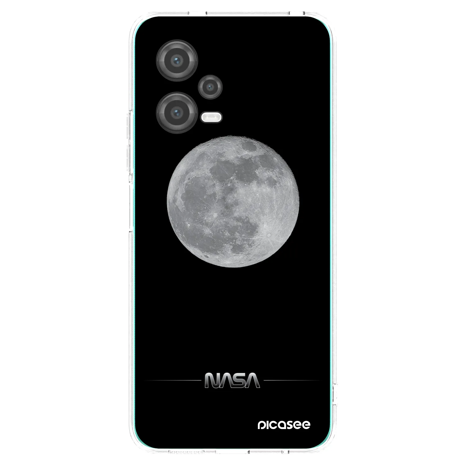 Picasee silikónový prehľadný obal pre Xiaomi Poco X5 - Moon Minimal