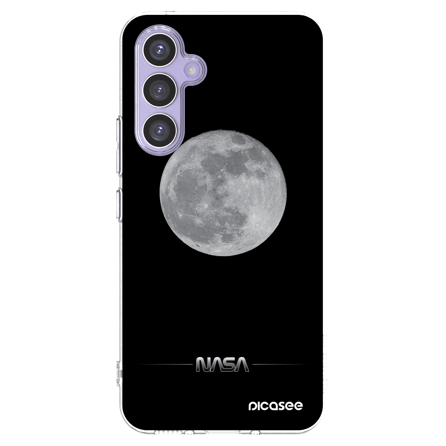 Picasee silikónový prehľadný obal pre Samsung Galaxy A54 5G A546B - Moon Minimal