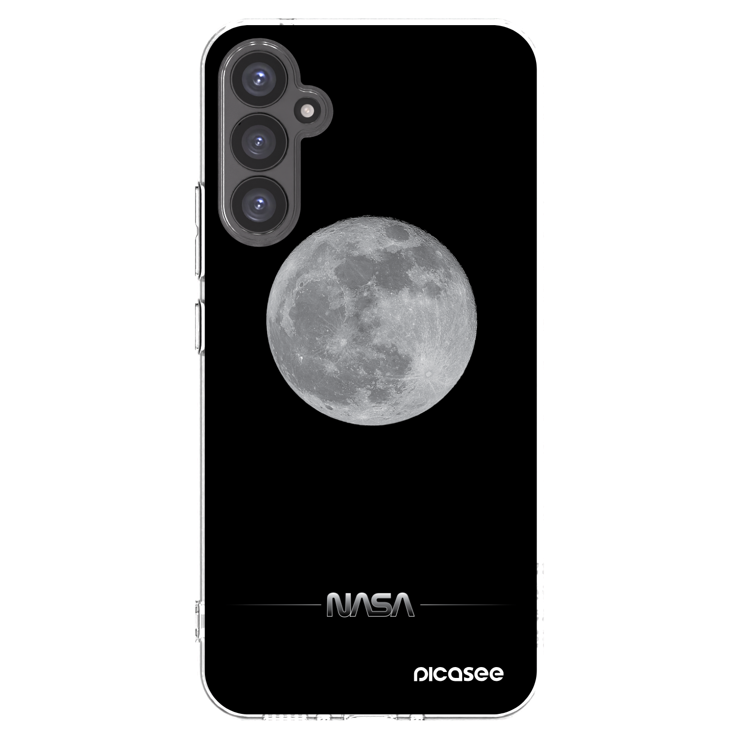 Picasee silikónový prehľadný obal pre Samsung Galaxy A34 5G A346B - Moon Minimal
