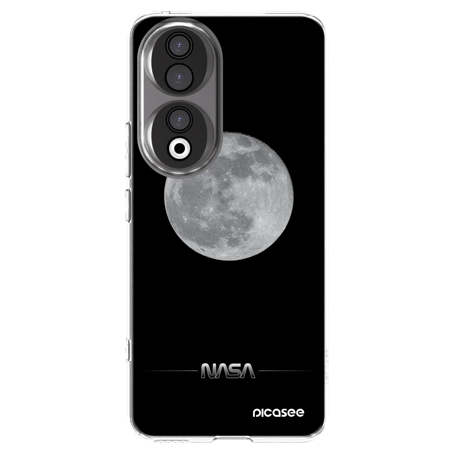 Picasee silikónový prehľadný obal pre Honor 90 5G - Moon Minimal