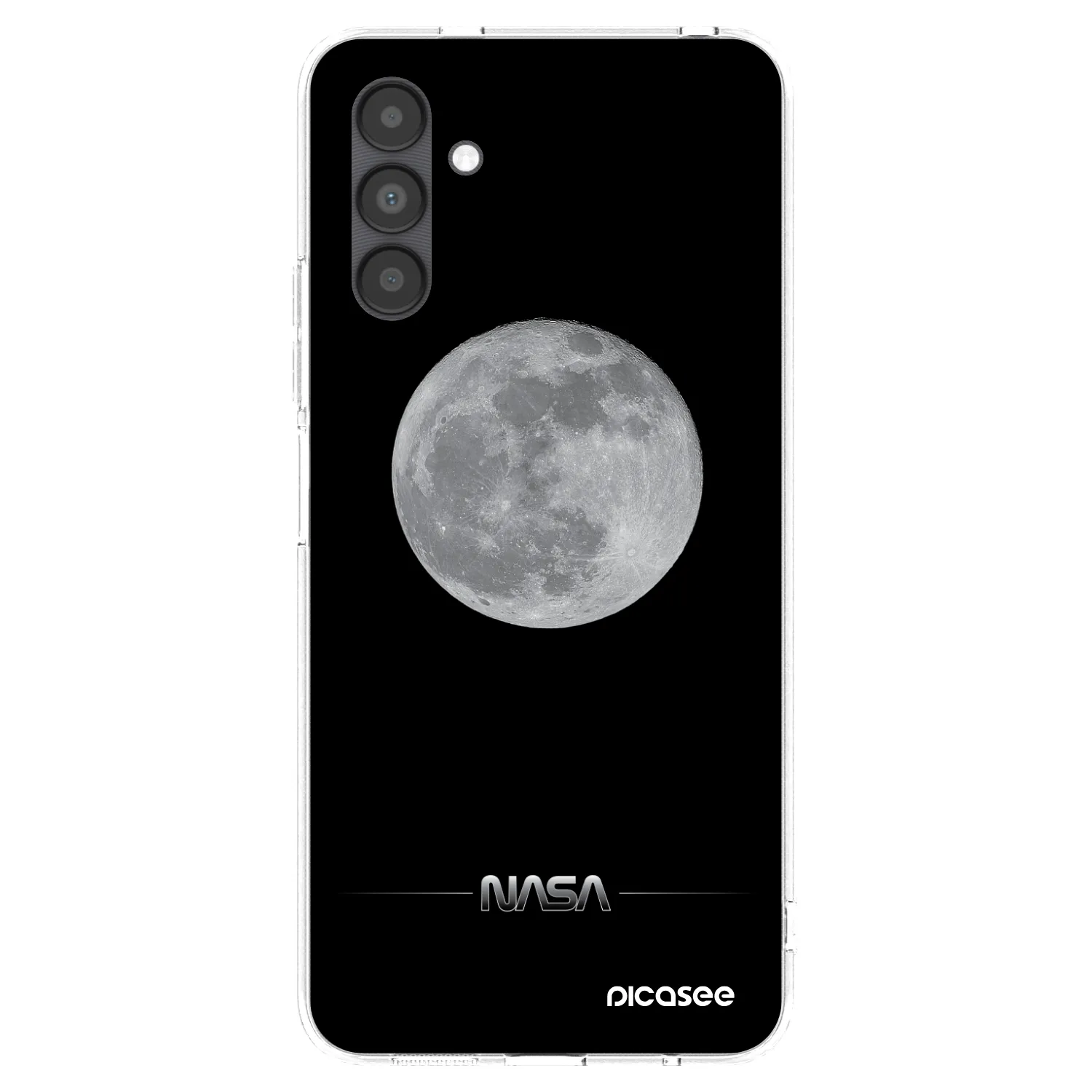 Picasee silikónový prehľadný obal pre Samsung Galaxy A04s A047F - Moon Minimal