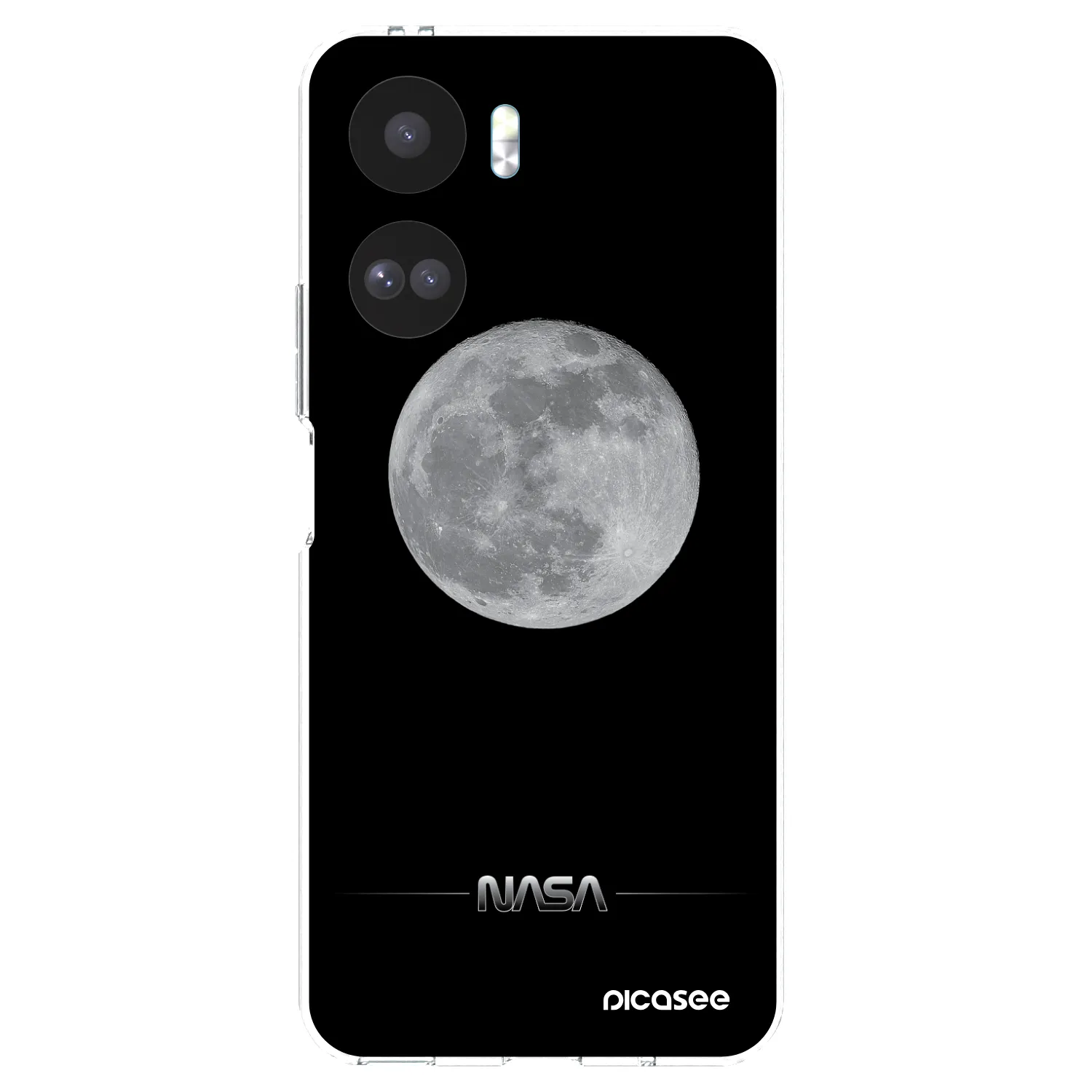 Picasee silikónový prehľadný obal pre Honor 90 Lite 5G - Moon Minimal