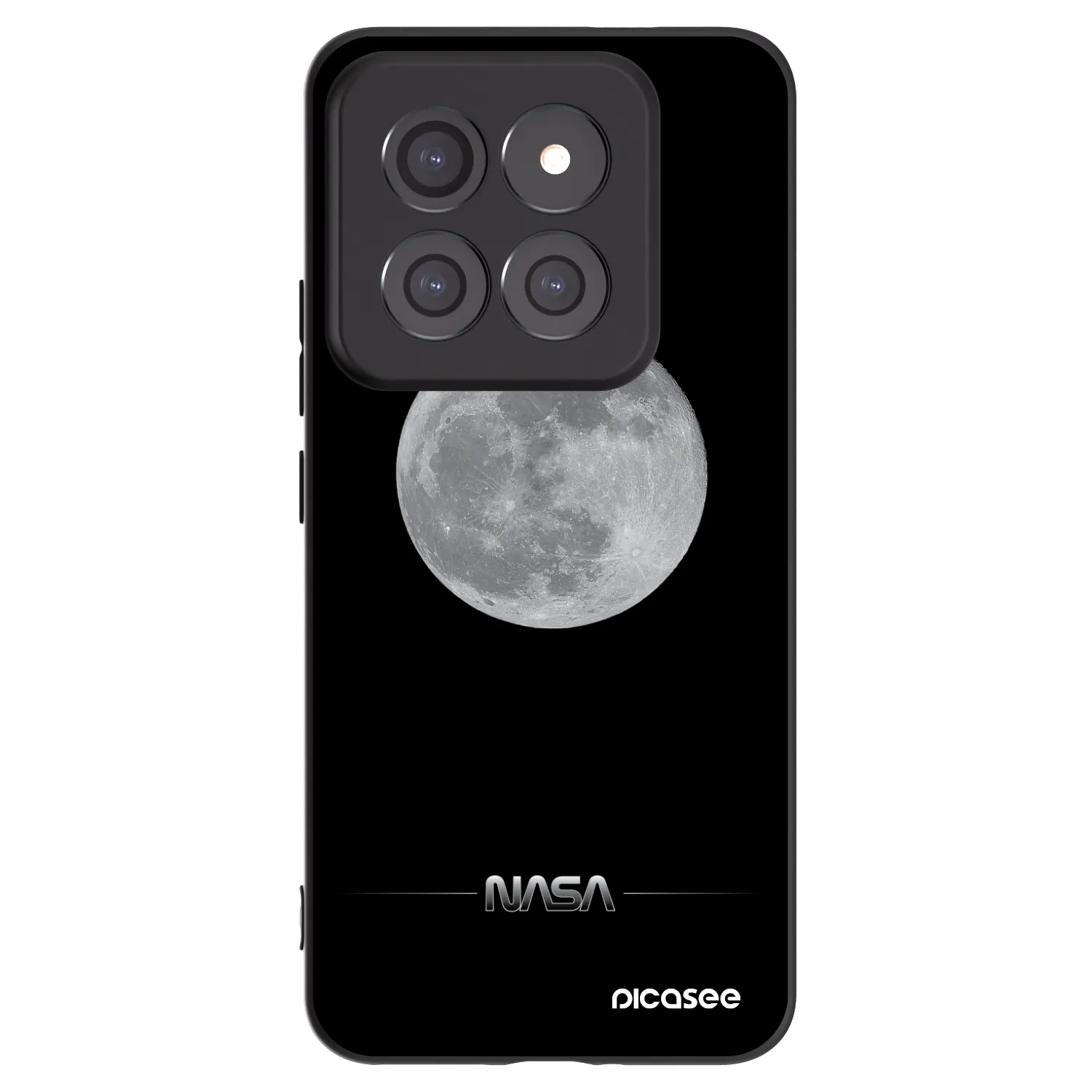 Picasee silikónový čierny obal pre Xiaomi 14 Pro - Moon Minimal