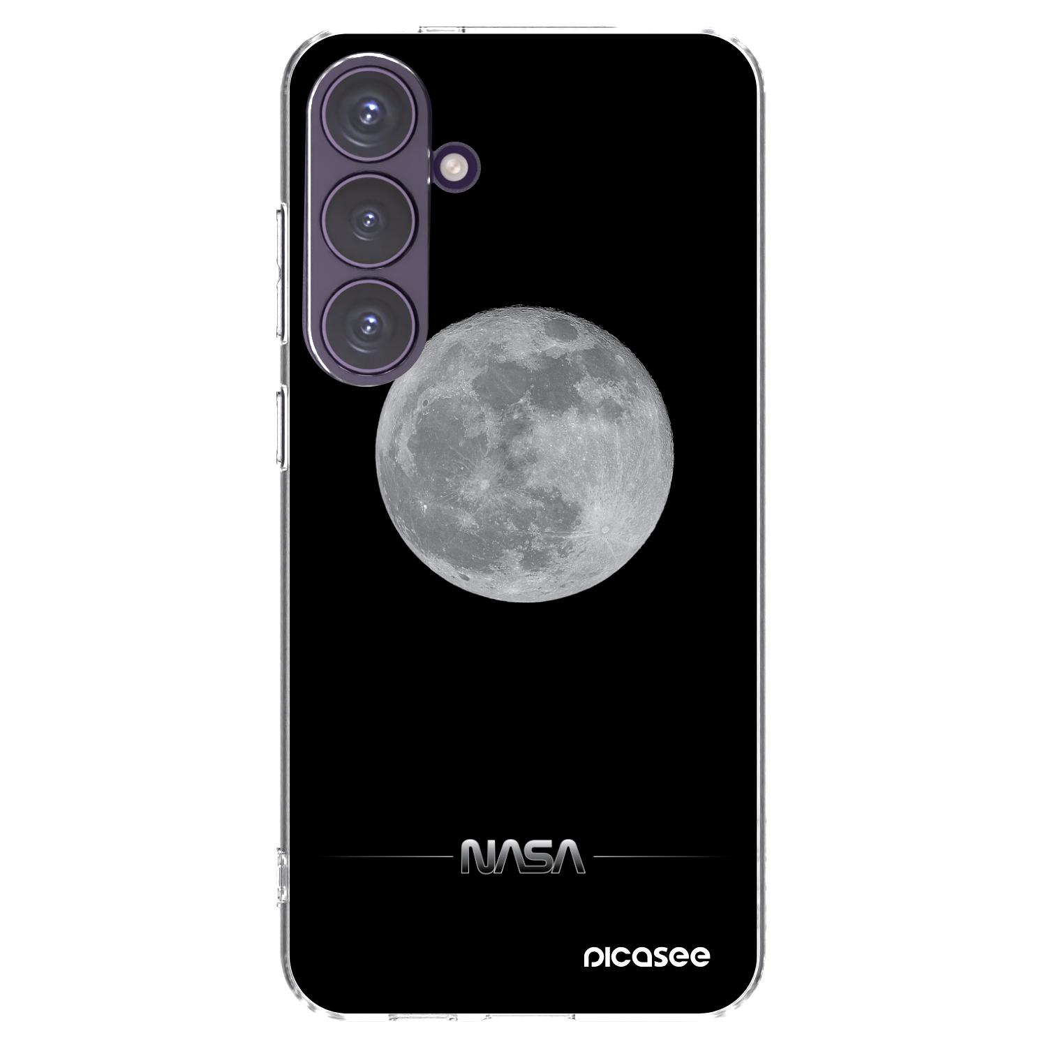 Picasee silikónový prehľadný obal pre Samsung Galaxy S24+ S926B 5G - Moon Minimal