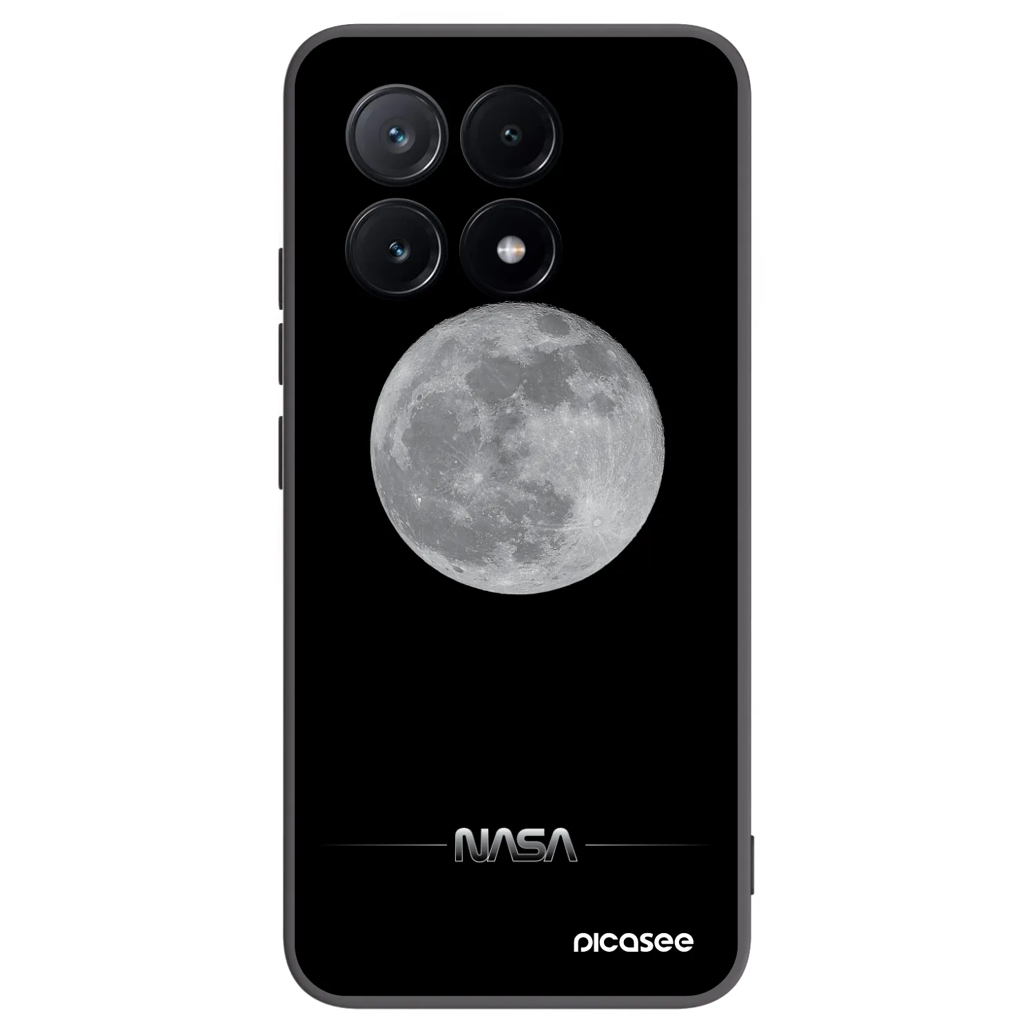 Picasee silikónový čierny obal pre Xiaomi Poco X6 Pro - Moon Minimal
