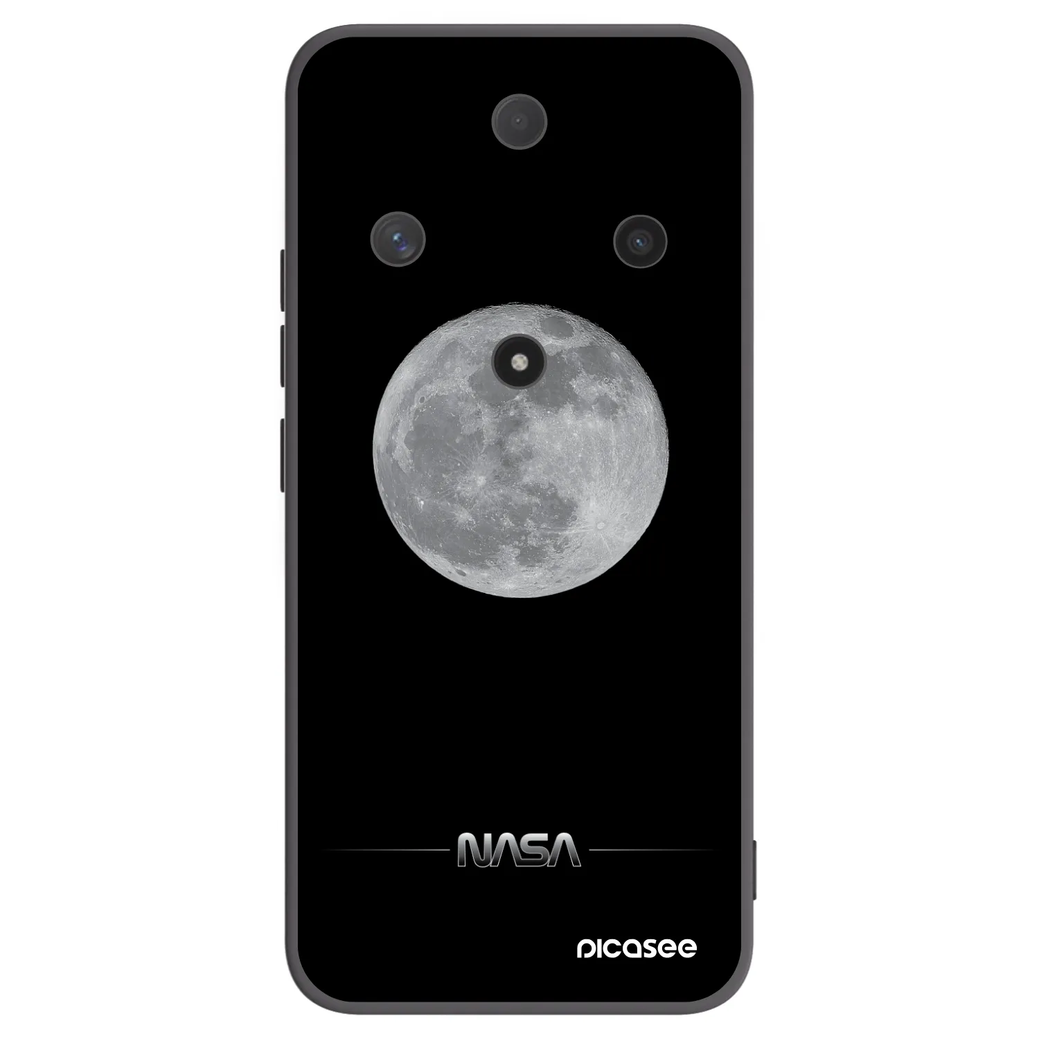 Picasee silikónový čierny obal pre Honor Magic6 Lite 5G - Moon Minimal