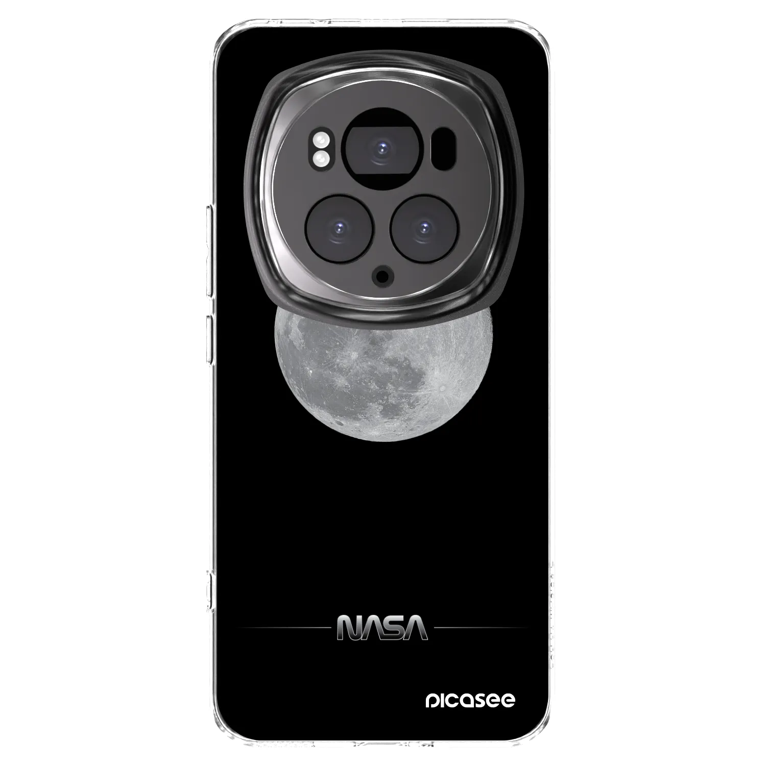 Picasee silikónový prehľadný obal pre Honor Magic6 Pro - Moon Minimal