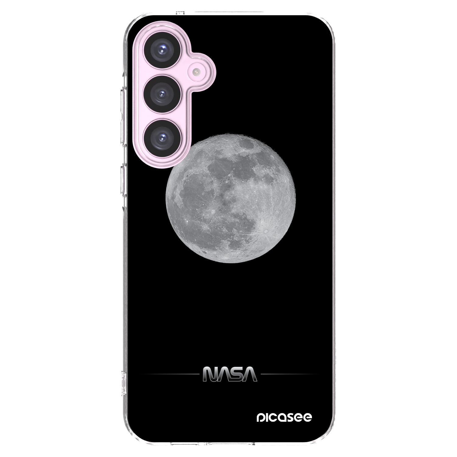Picasee silikónový prehľadný obal pre Samsung Galaxy A55 5G A556B - Moon Minimal
