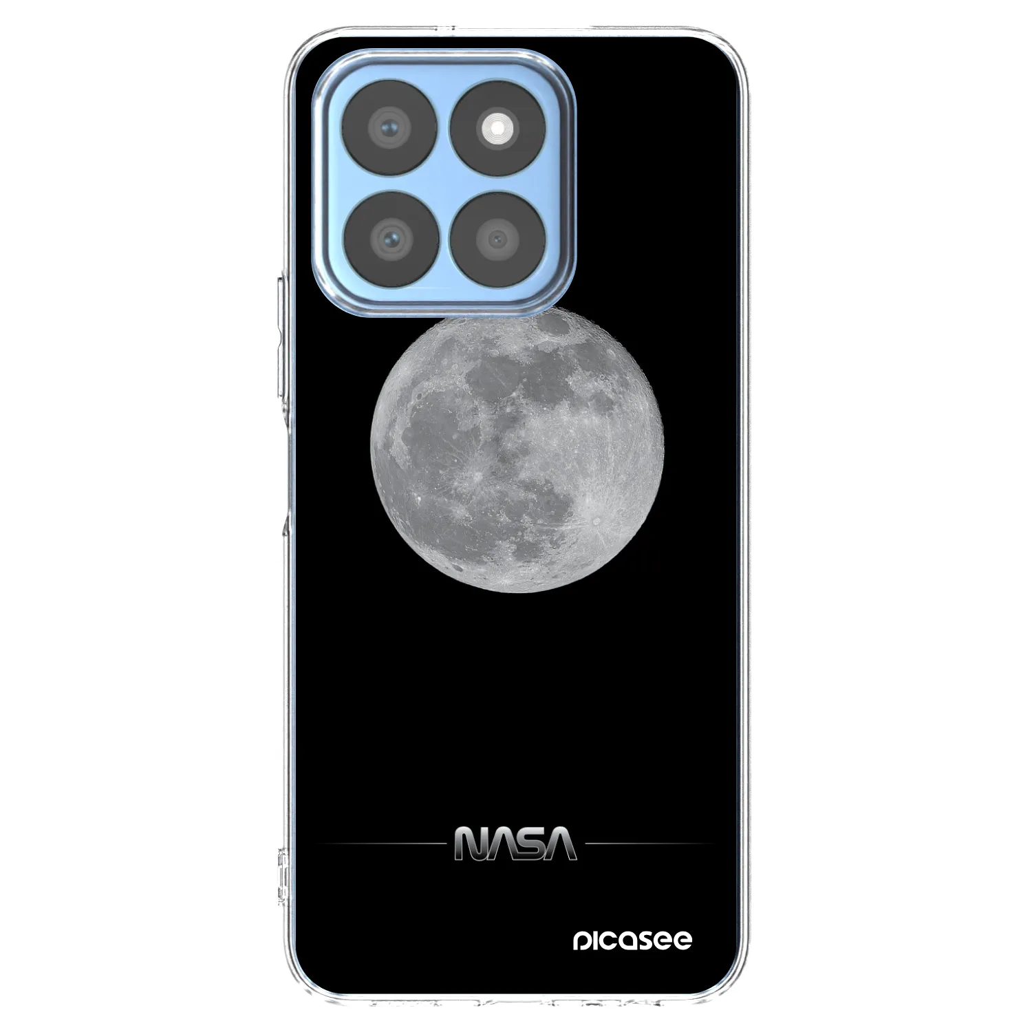 Picasee silikónový prehľadný obal pre Honor X8b - Moon Minimal