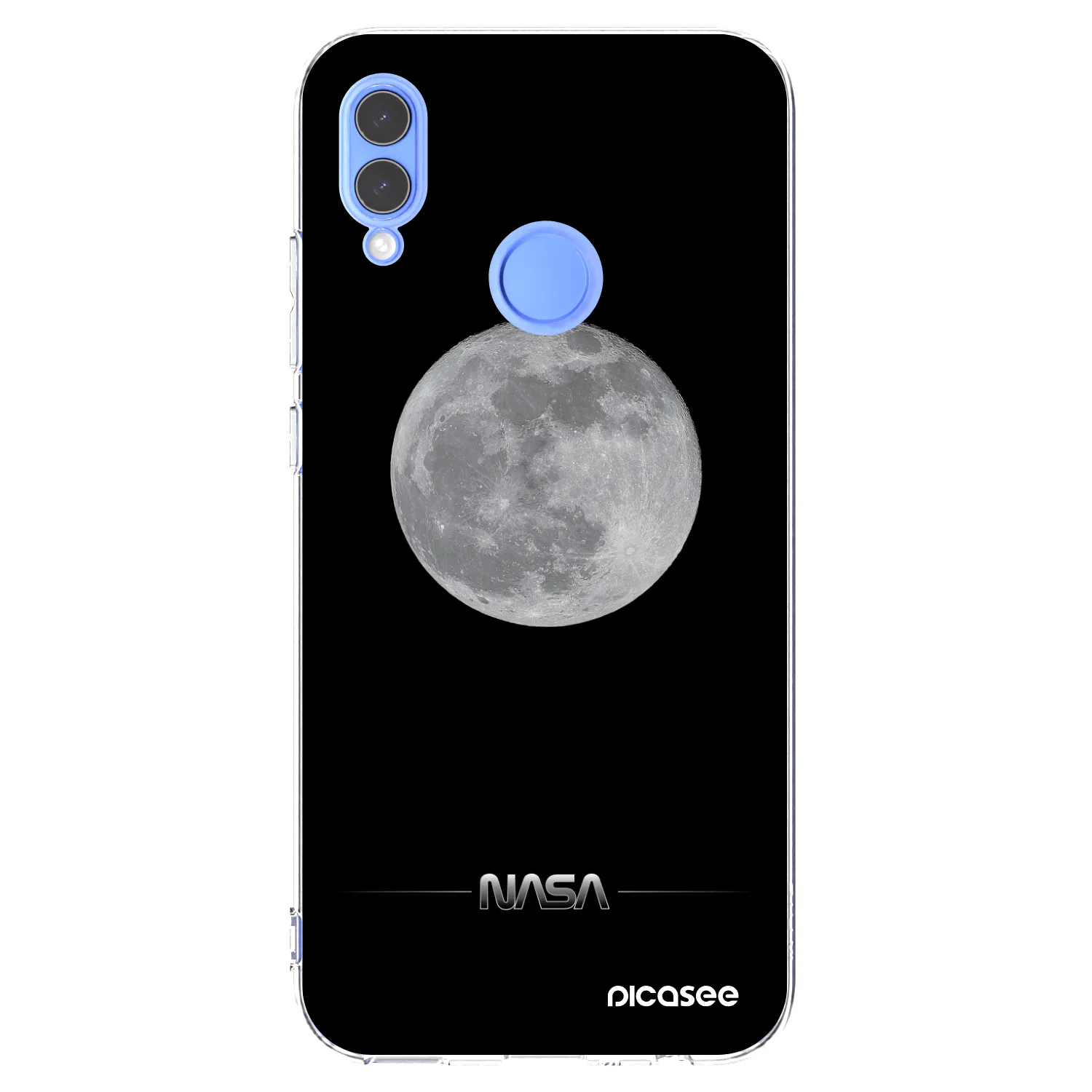 Picasee silikónový prehľadný obal pre Huawei P Smart 2019 - Moon Minimal