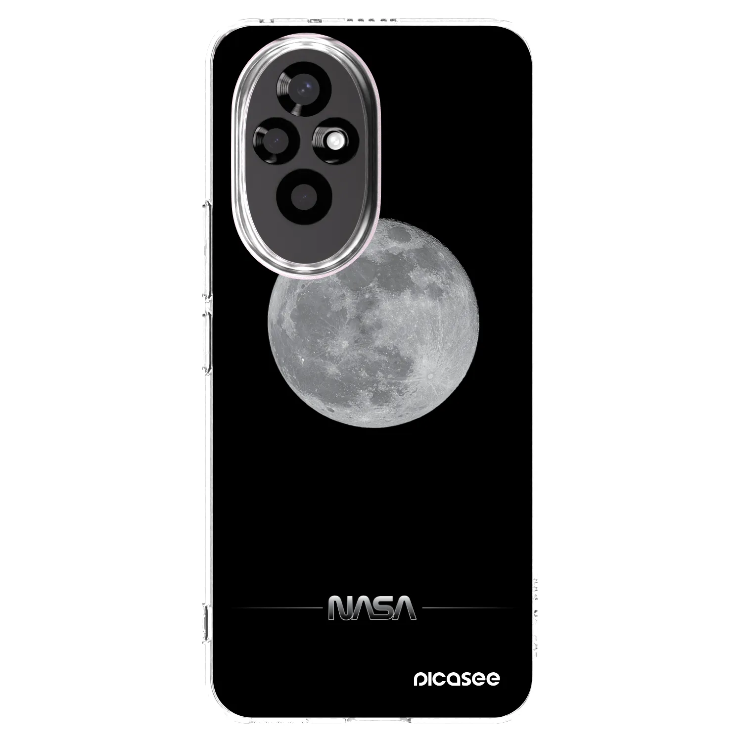 Picasee silikónový prehľadný obal pre Honor 200 Pro 5G - Moon Minimal