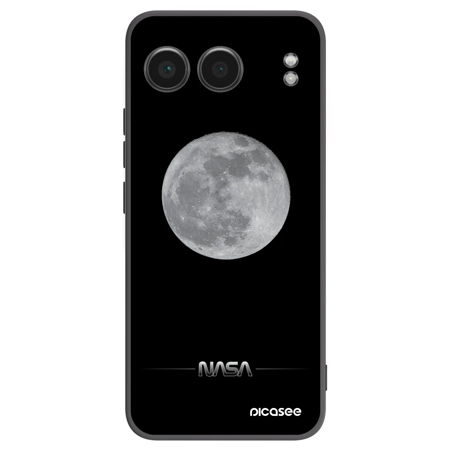 Picasee silikónový čierny obal pre OnePlus Nord 4 - Moon Minimal