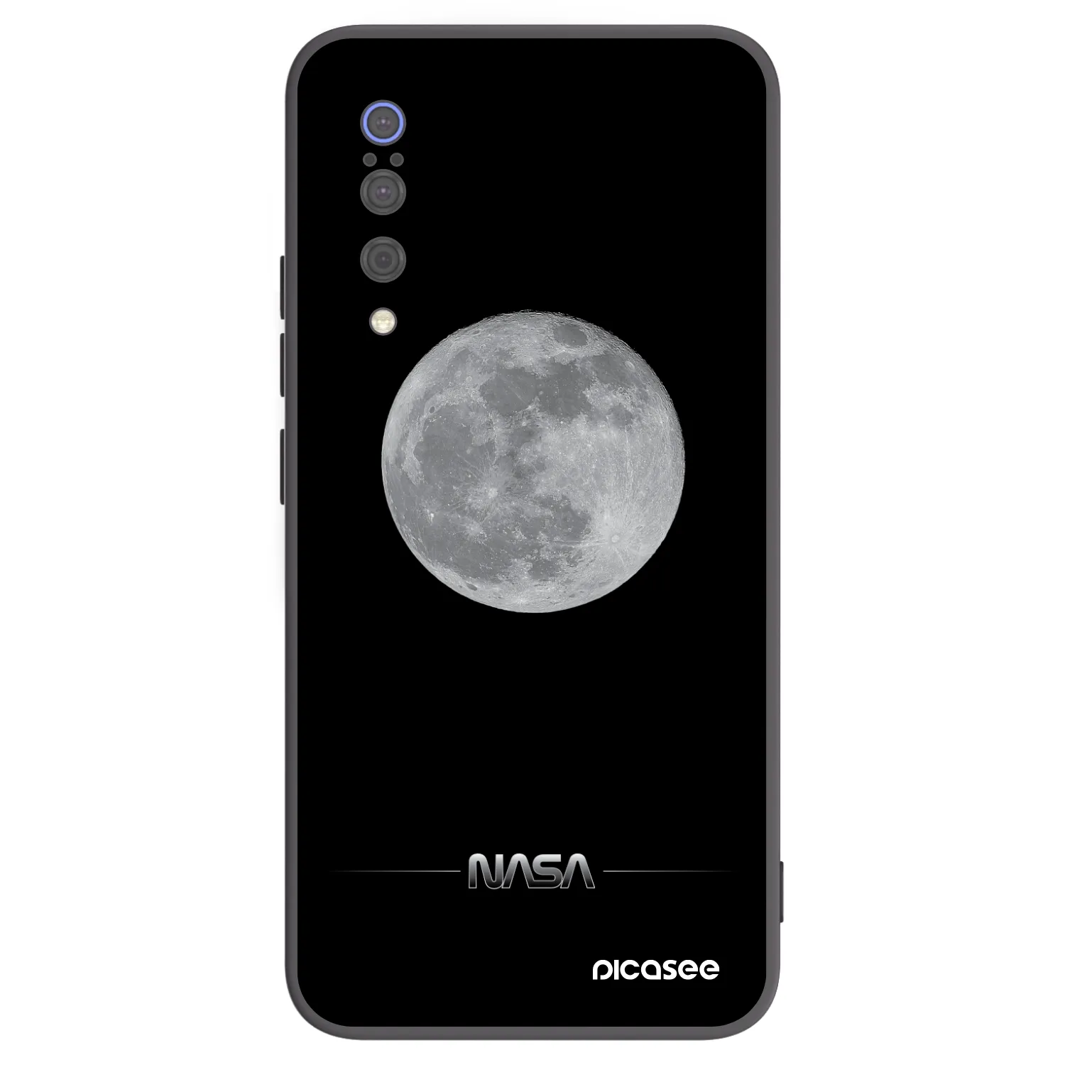 Picasee silikónový čierny obal pre Xiaomi Mi 9 - Moon Minimal