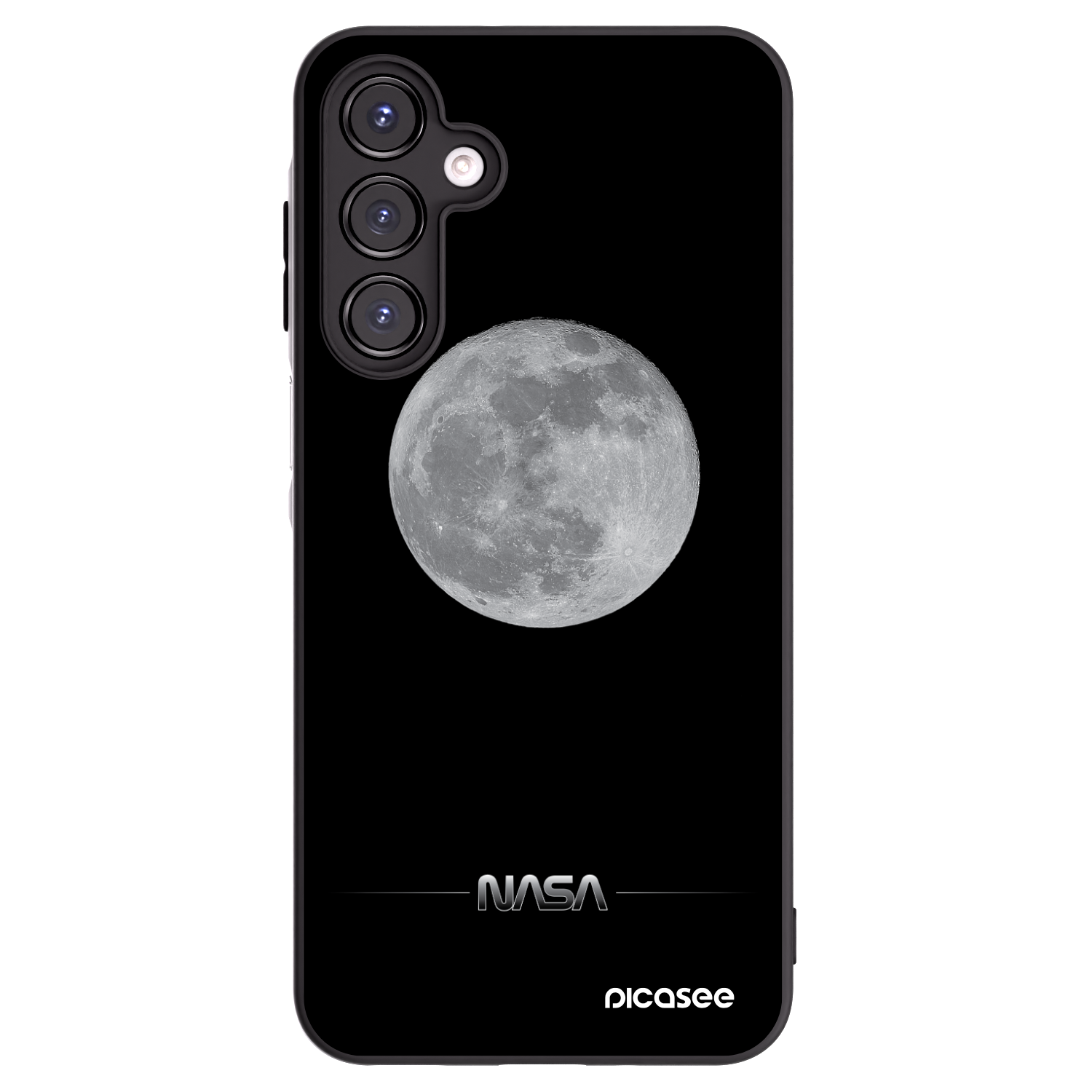 Picasee silikónový čierny obal pre Samsung Galaxy A16 5G - Moon Minimal