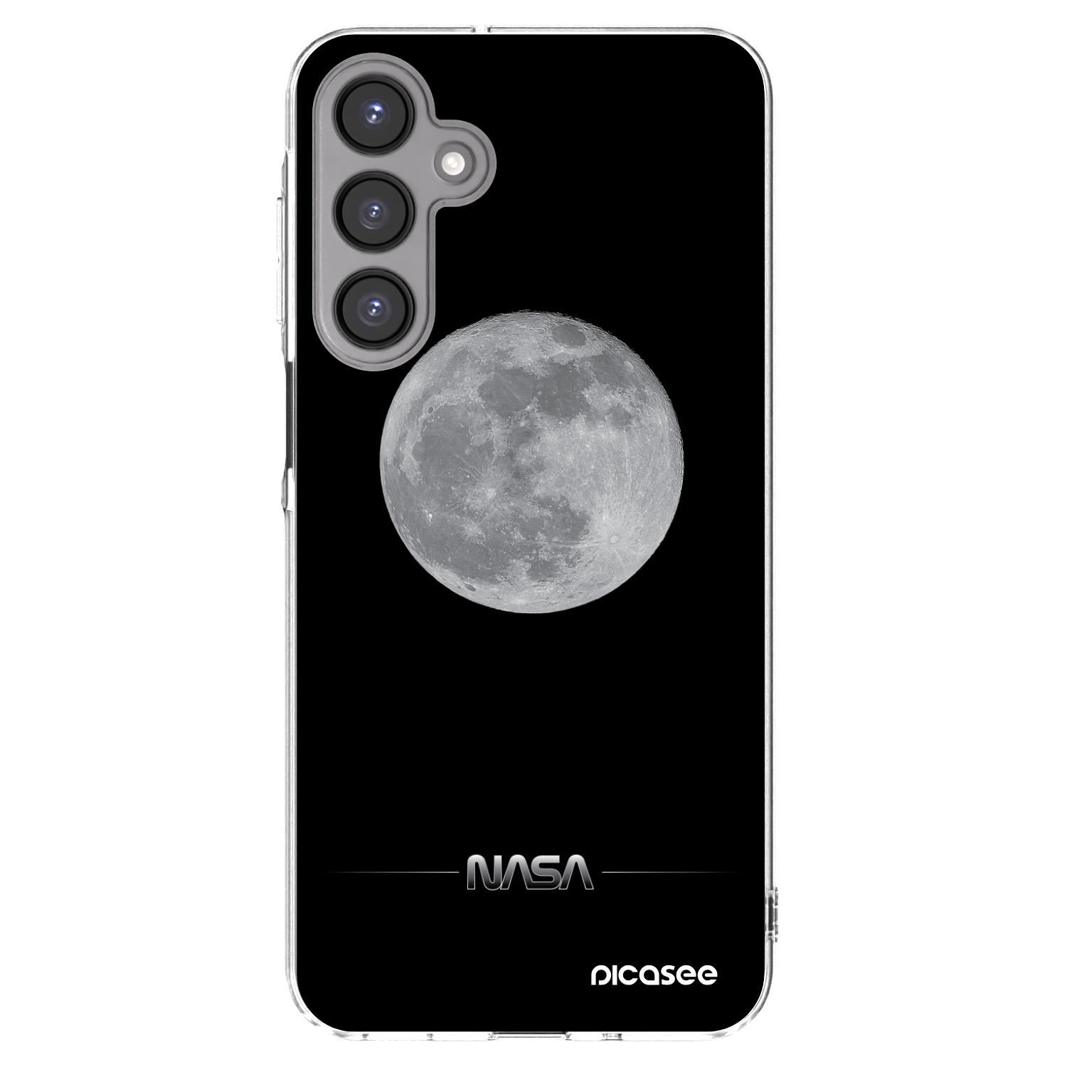 Picasee silikónový prehľadný obal pre Samsung Galaxy A16 5G - Moon Minimal