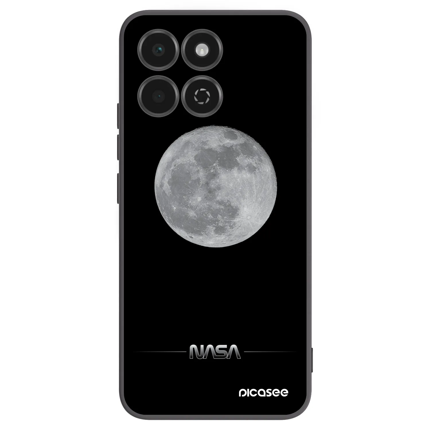 Picasee silikónový čierny obal pre Honor 200 Smart 5G - Moon Minimal