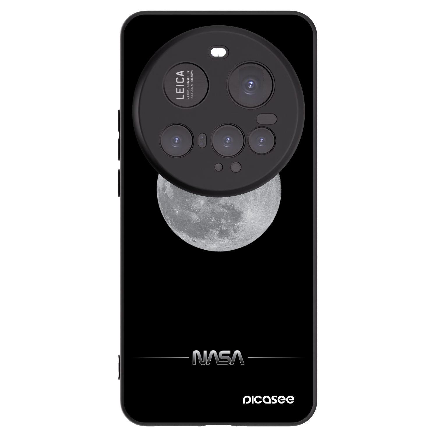 Picasee silikónový čierny obal pre Xiaomi 15 Ultra - Moon Minimal
