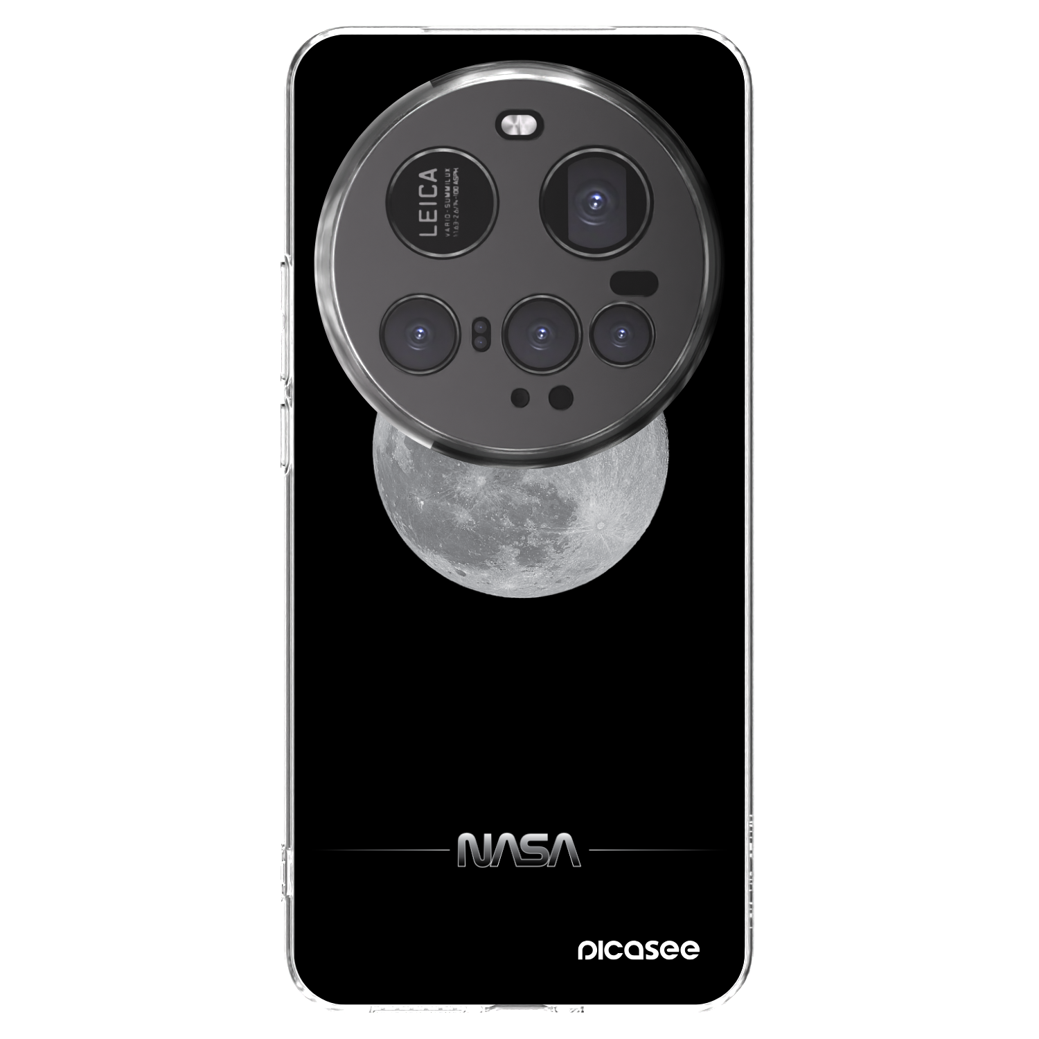 Picasee silikónový prehľadný obal pre Xiaomi 15 Ultra - Moon Minimal