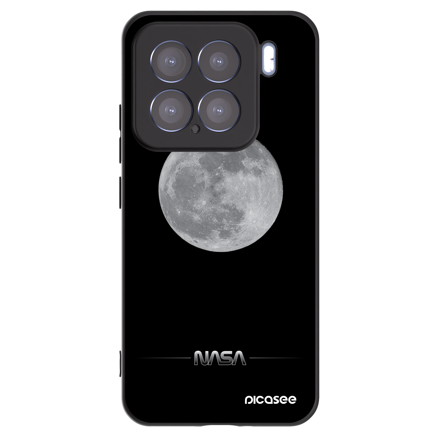 Silikónový čierny obal pre Xiaomi 15 - Moon Minimal