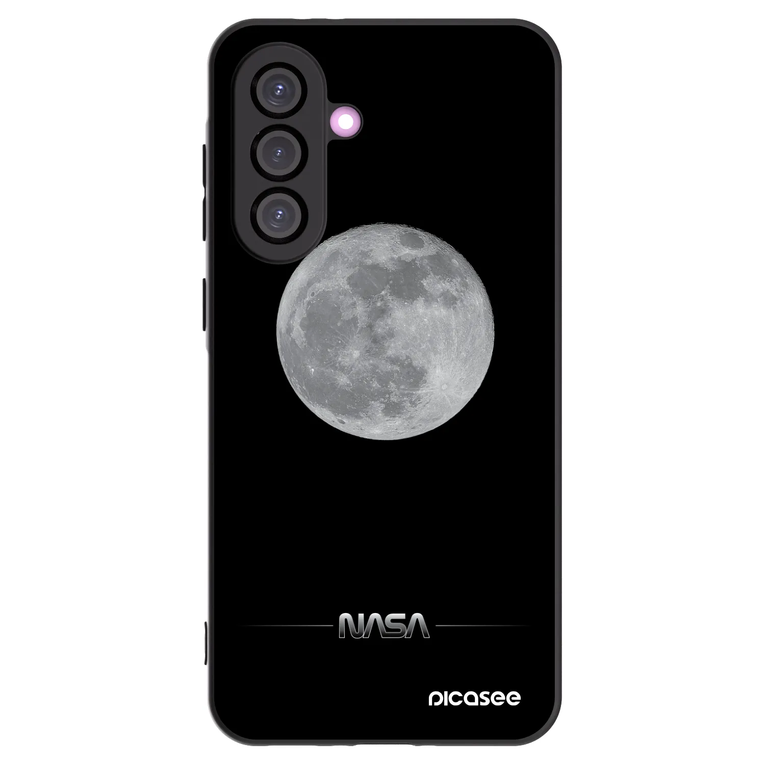 Picasee silikónový čierny obal pre Samsung Galaxy A56 5G A566B - Moon Minimal