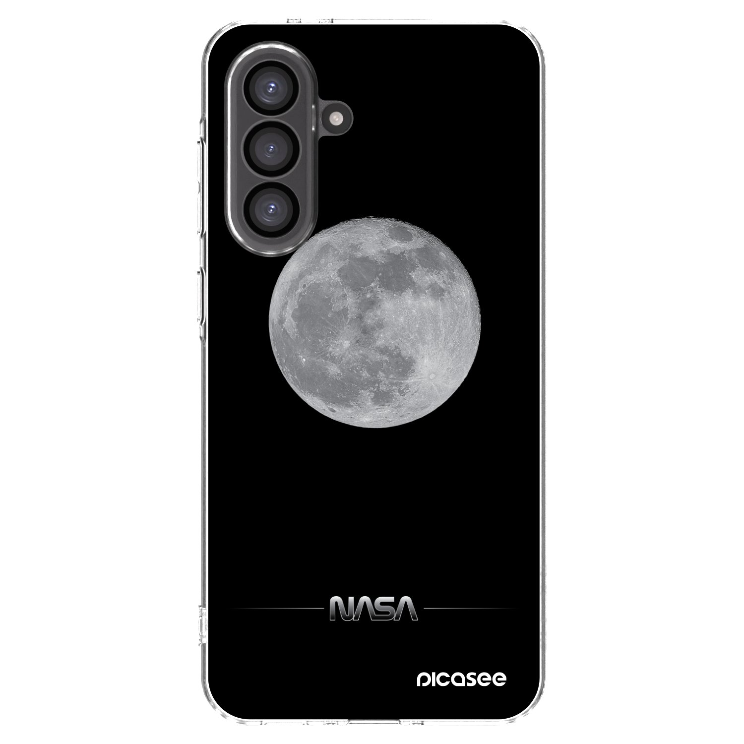 Picasee silikónový prehľadný obal pre Samsung Galaxy A36 5G - Moon Minimal