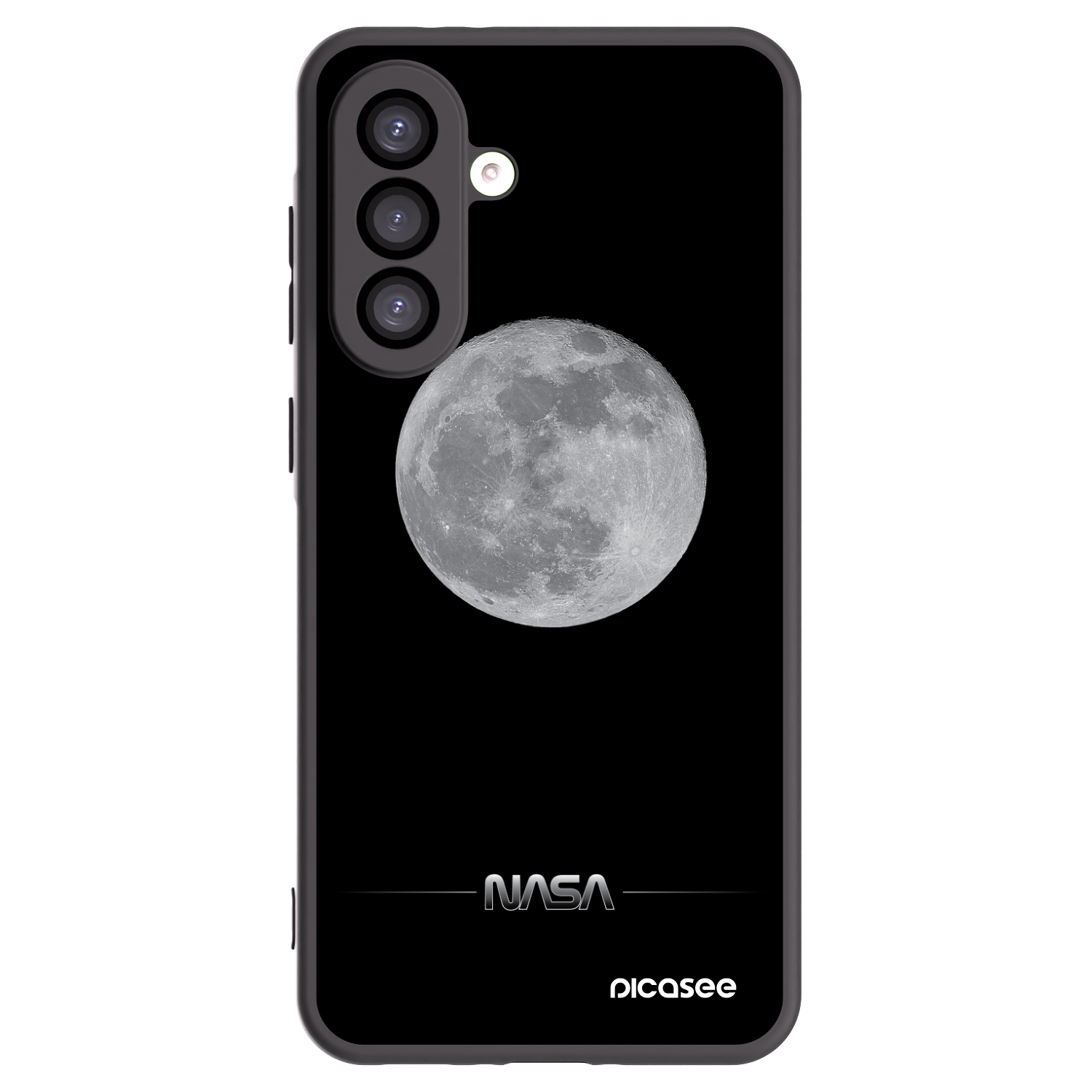 Picasee silikónový čierny obal pre Samsung Galaxy A26 5G A266B - Moon Minimal